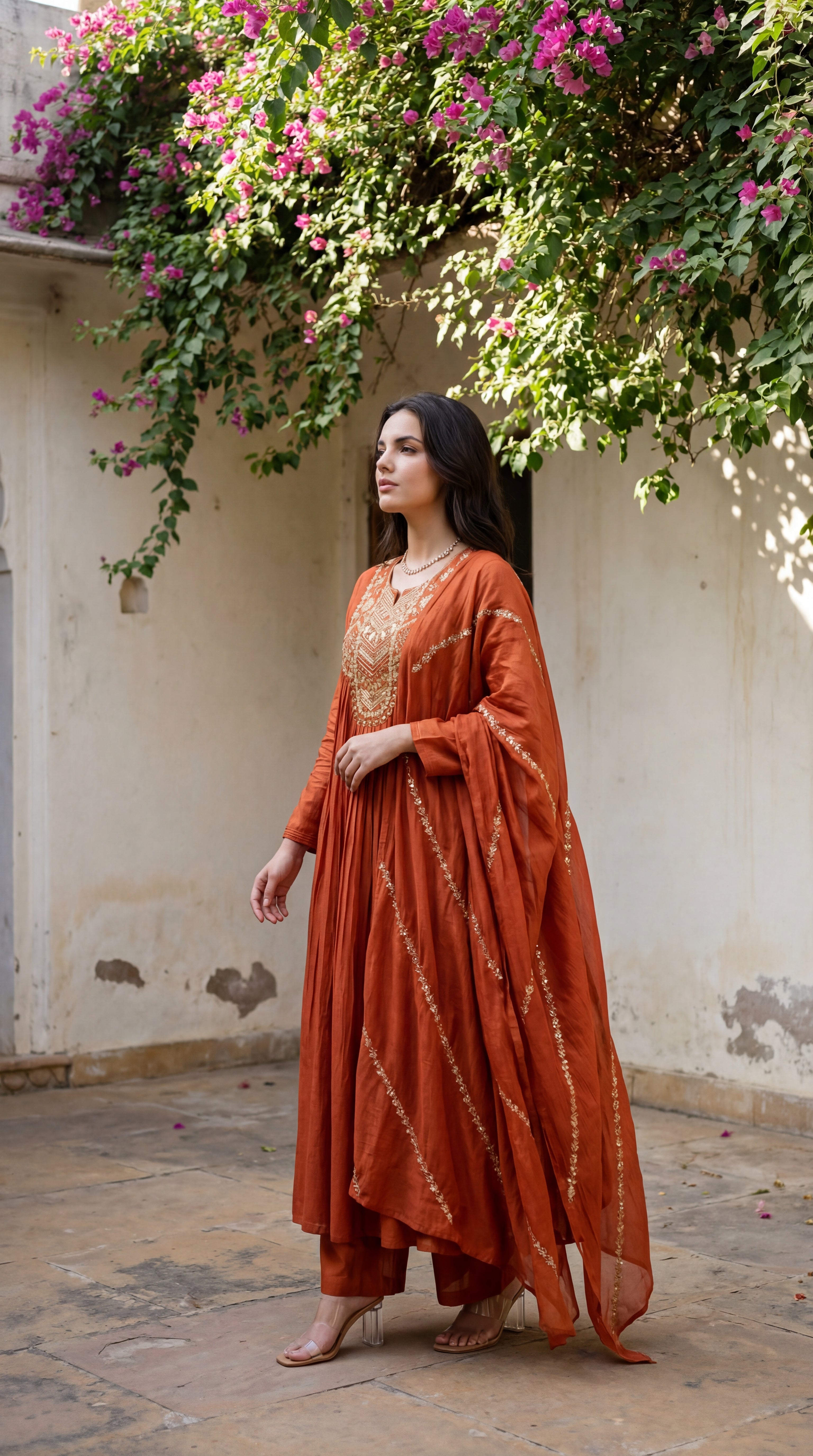 Amber Aura Mulberry Suit Set