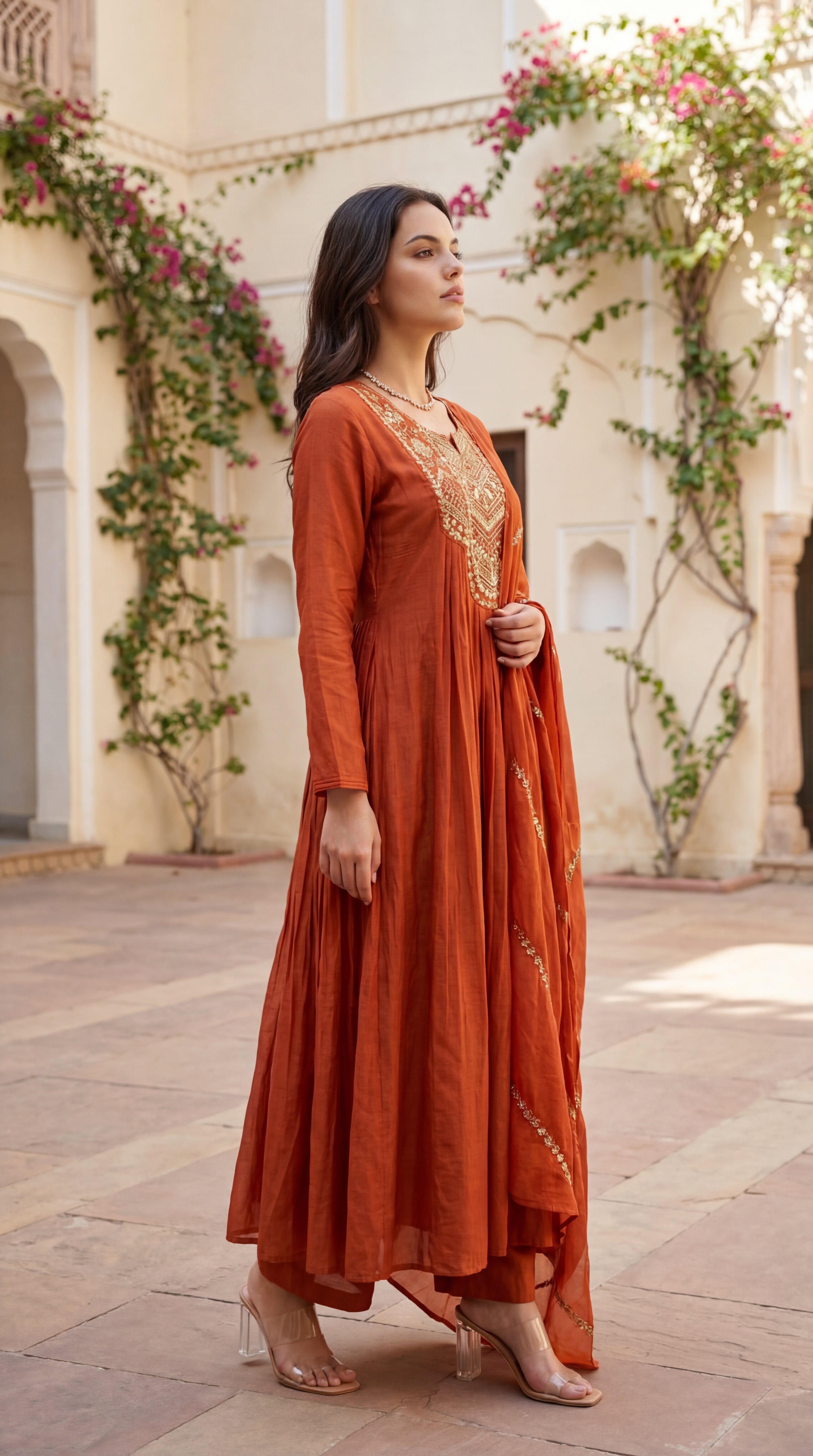 Amber Aura Mulberry Suit Set