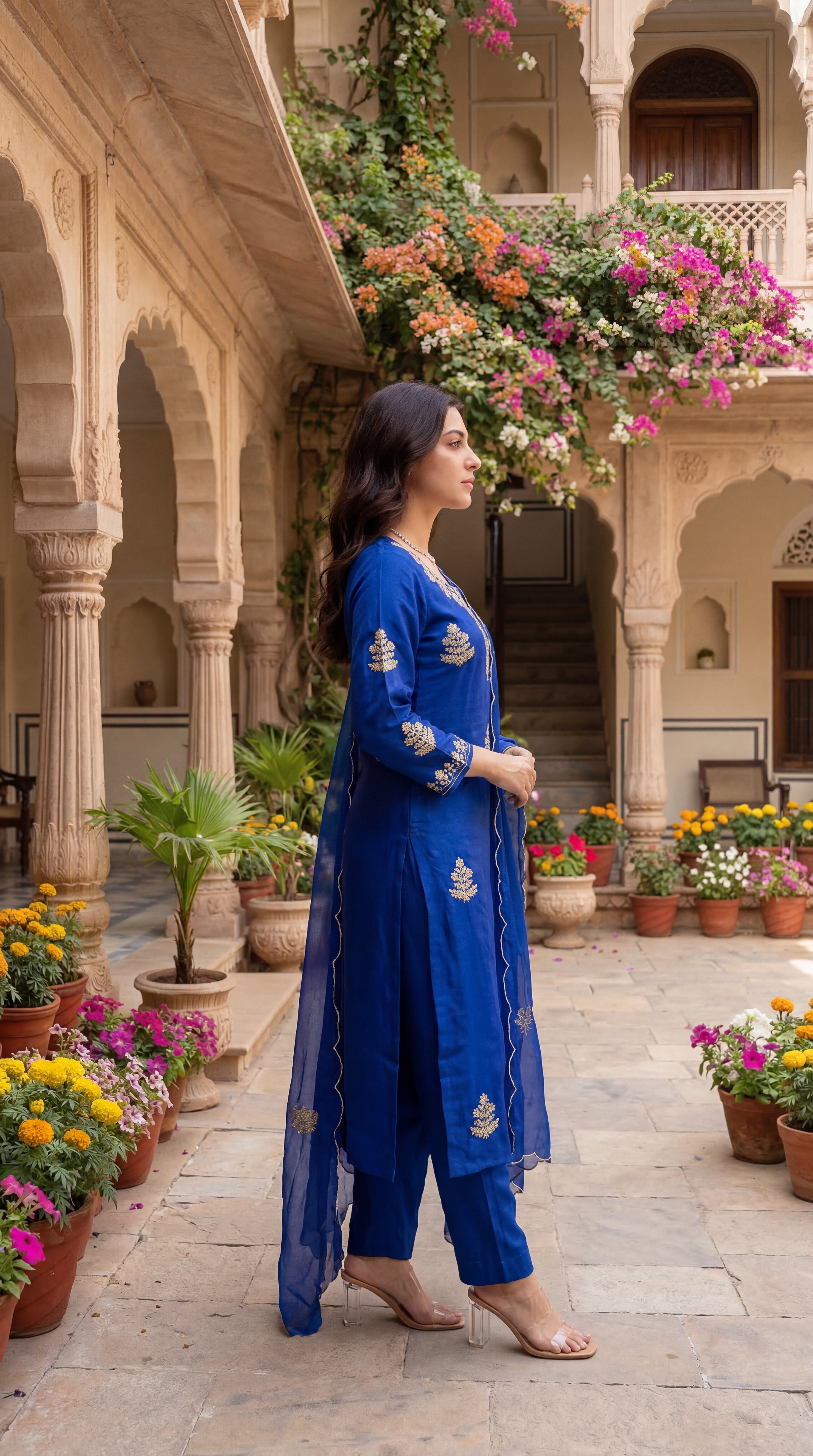 Royal Sapphire Suit Set