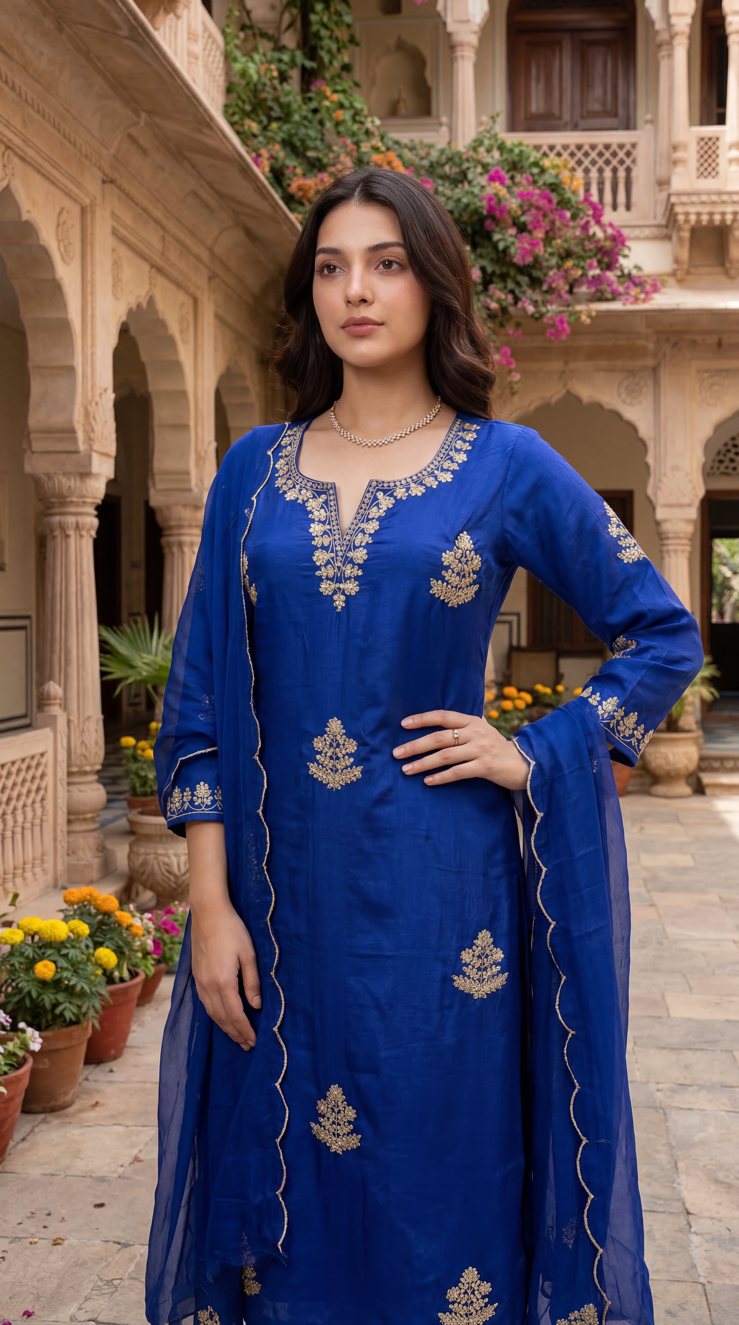 Royal Sapphire Suit Set