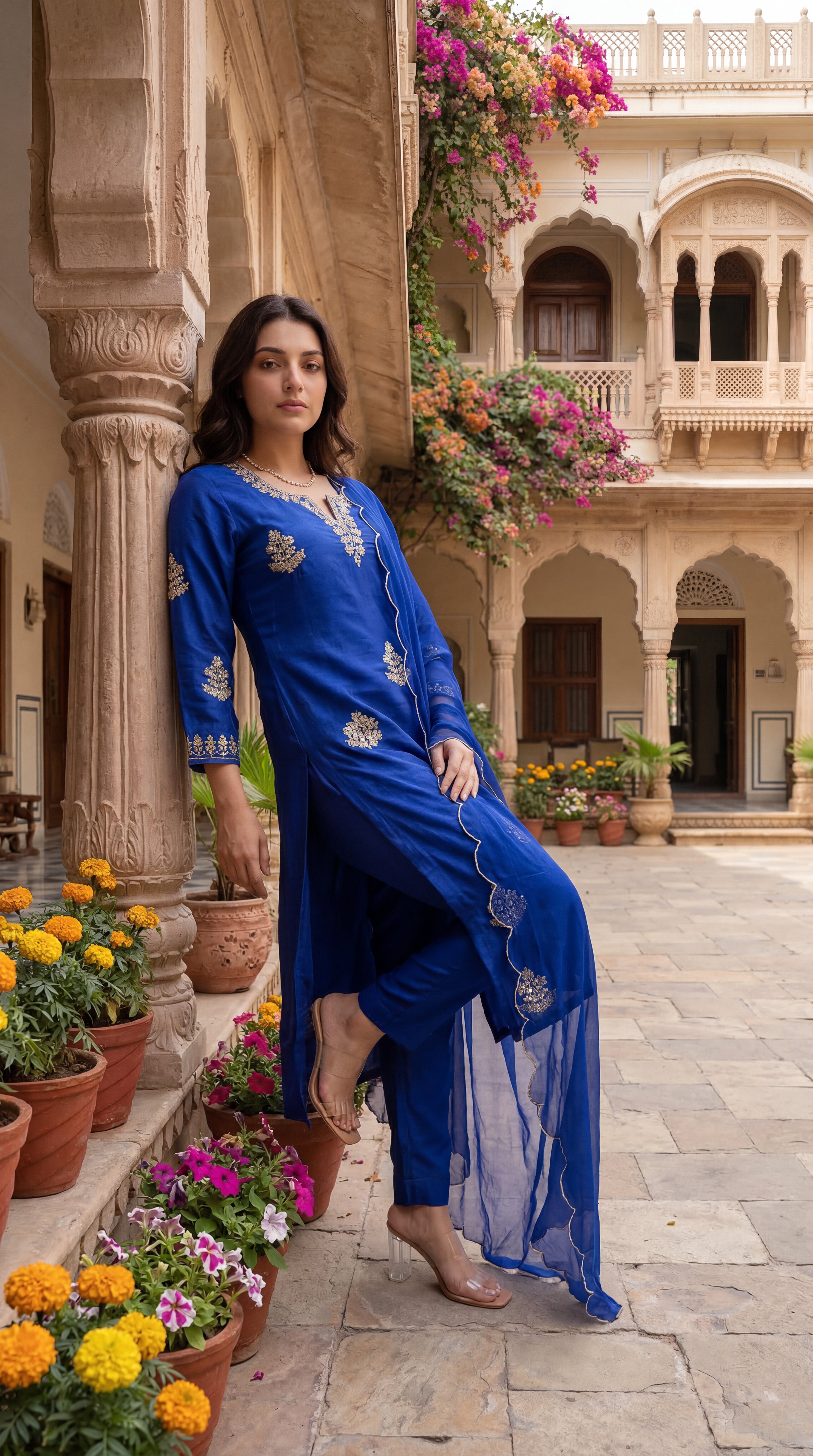 Royal Sapphire Suit Set