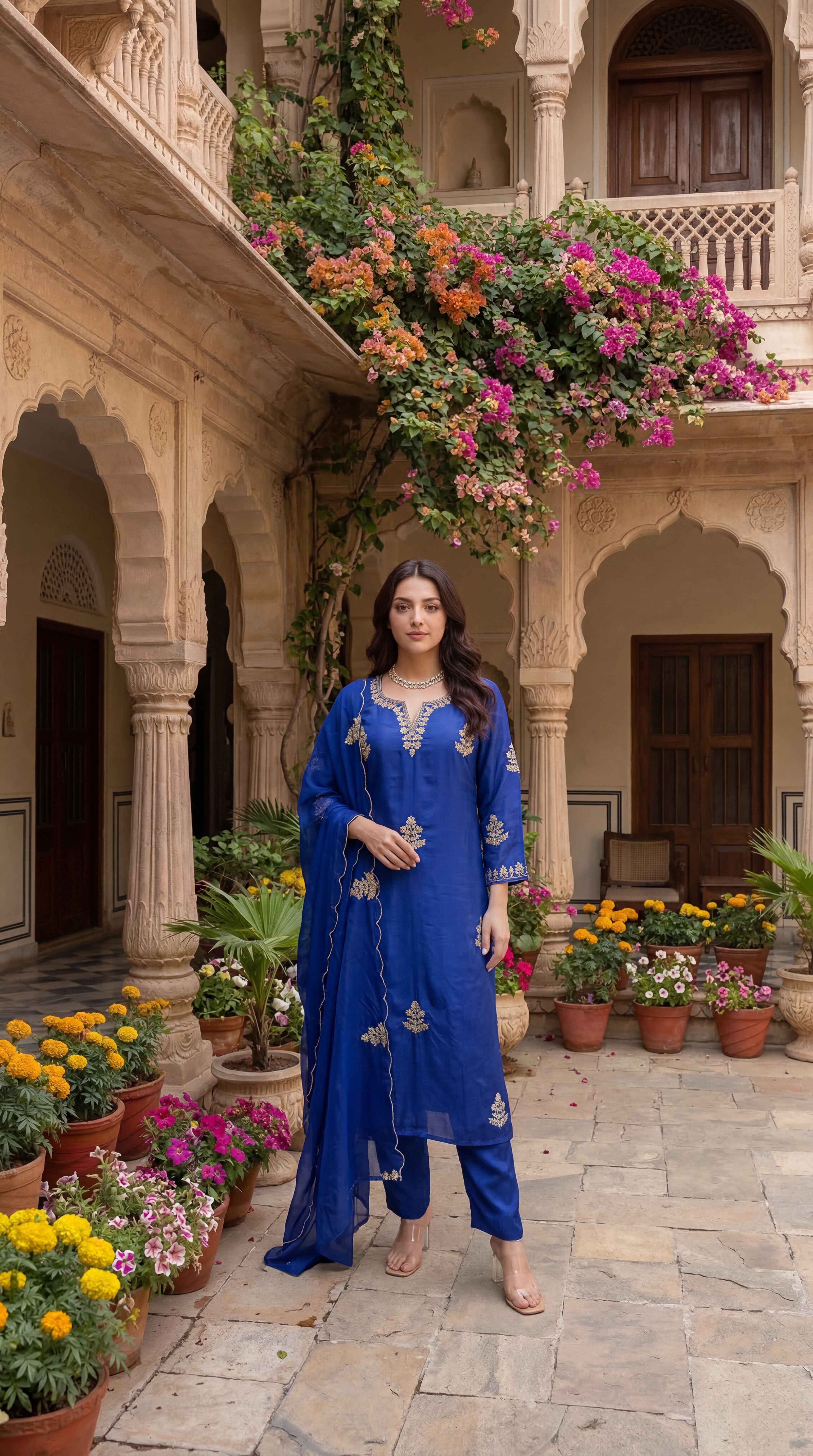 Royal Sapphire Suit Set