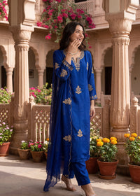 Royal Sapphire Suit Set