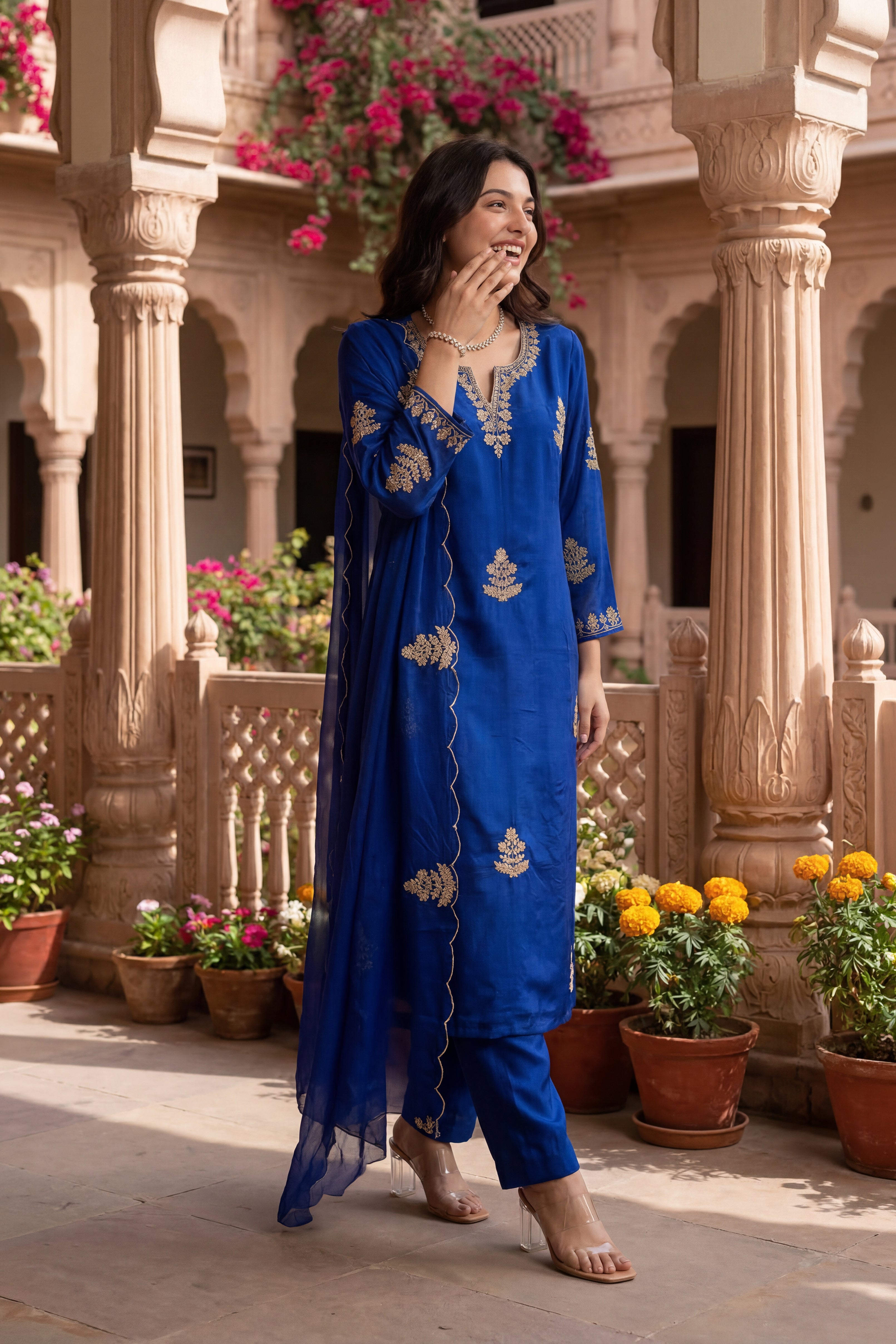 Royal Sapphire Suit Set