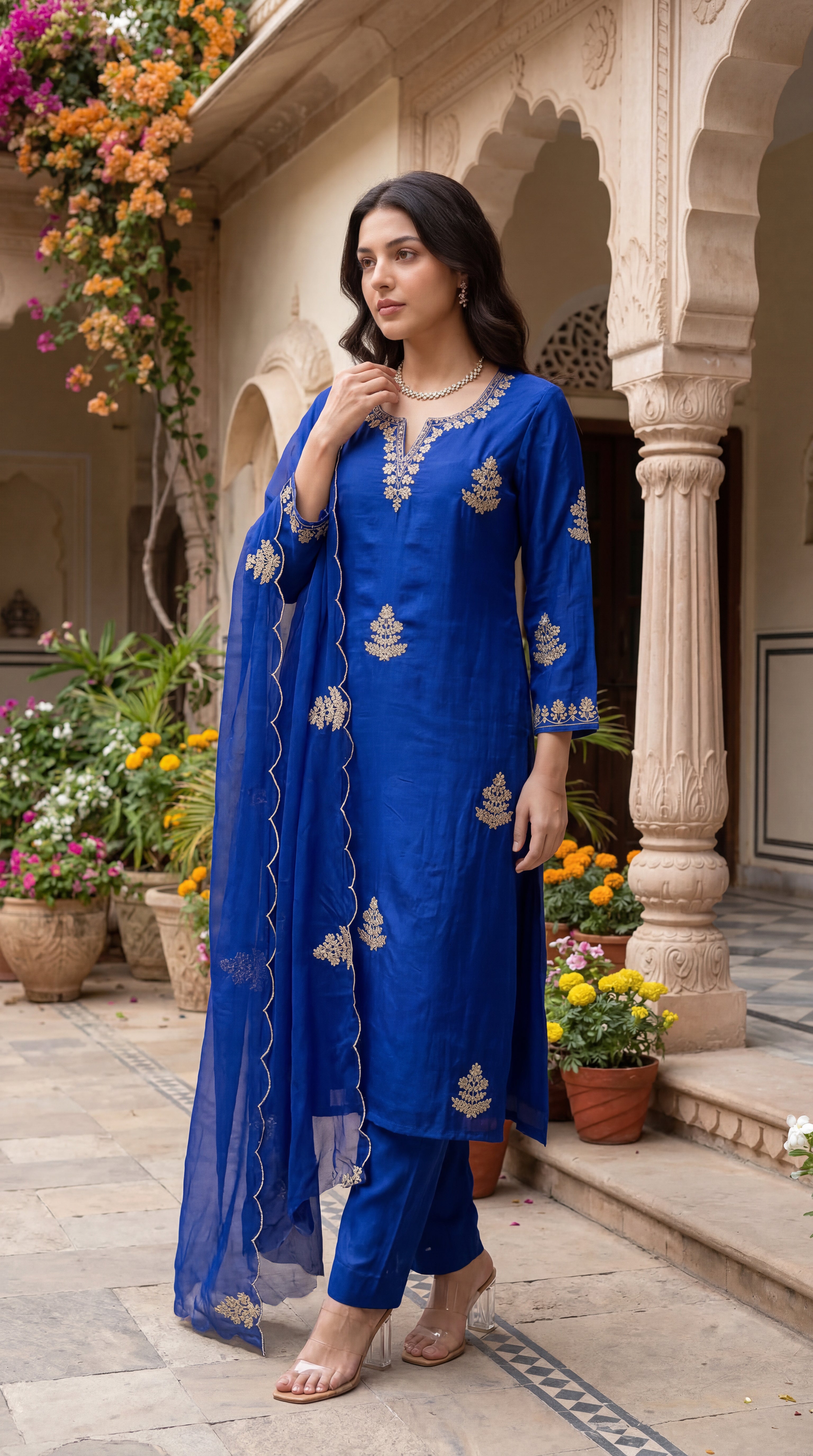 Royal Sapphire Suit Set