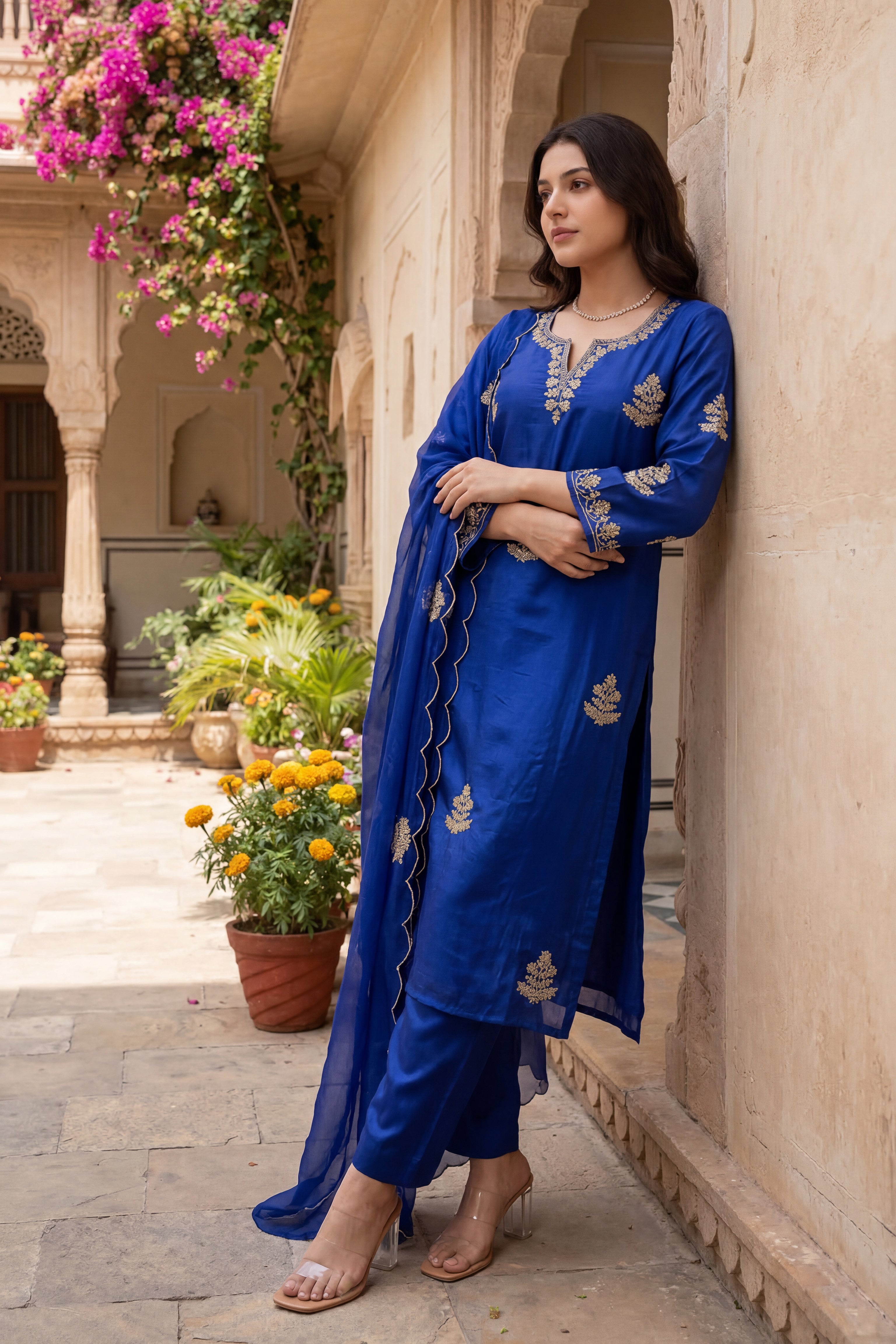 Royal Sapphire Suit Set