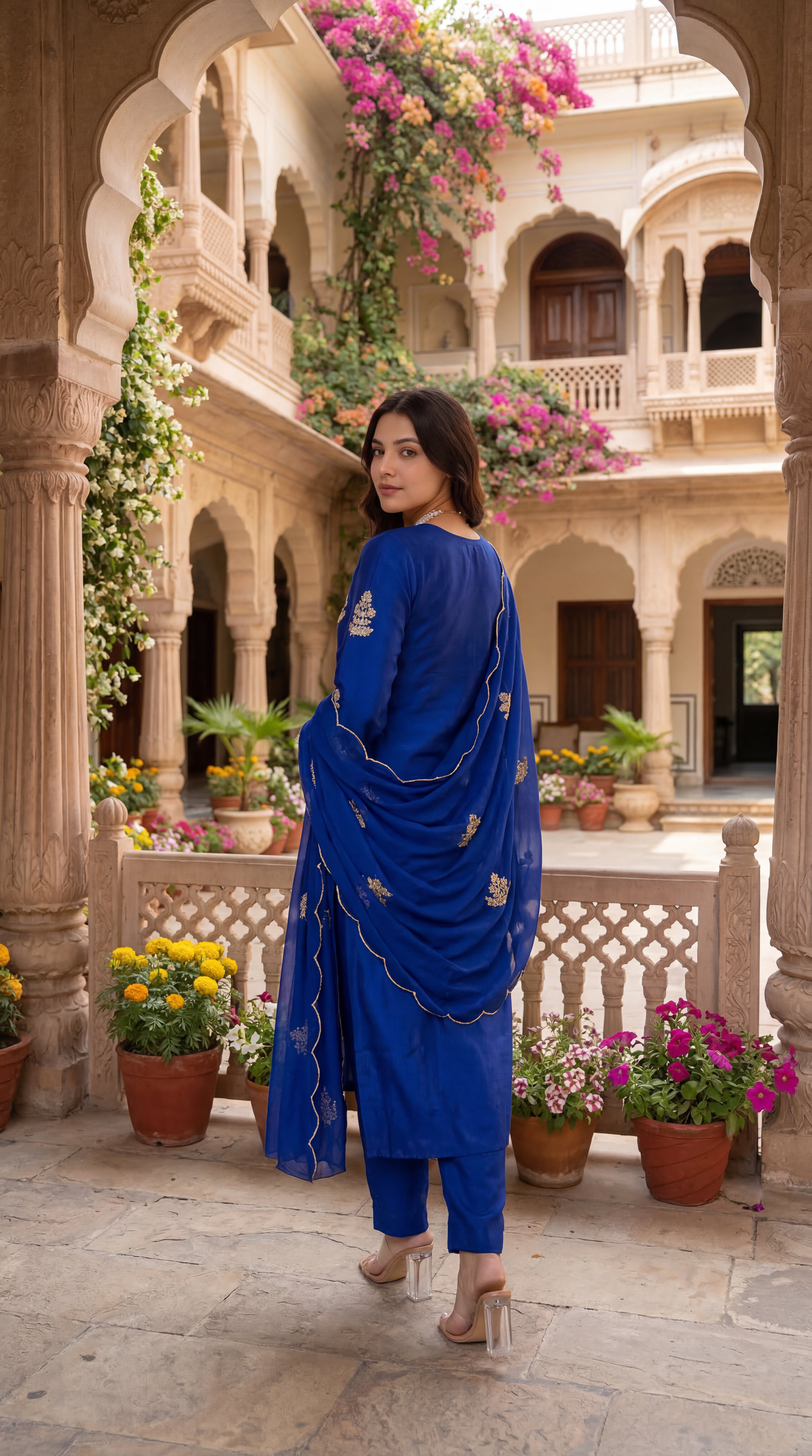 Royal Sapphire Suit Set