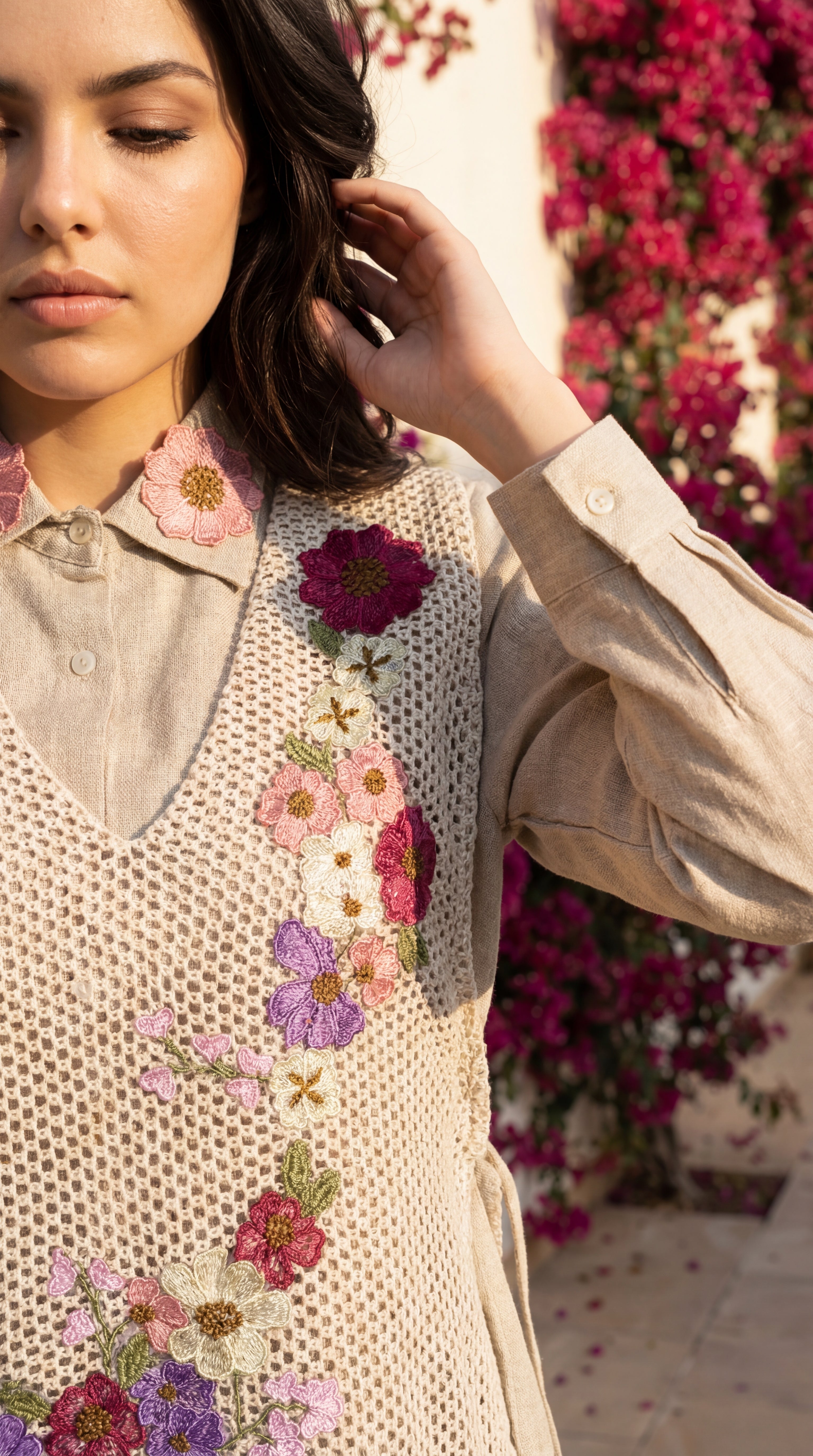 Shefali Floral Jute Co-ord Set