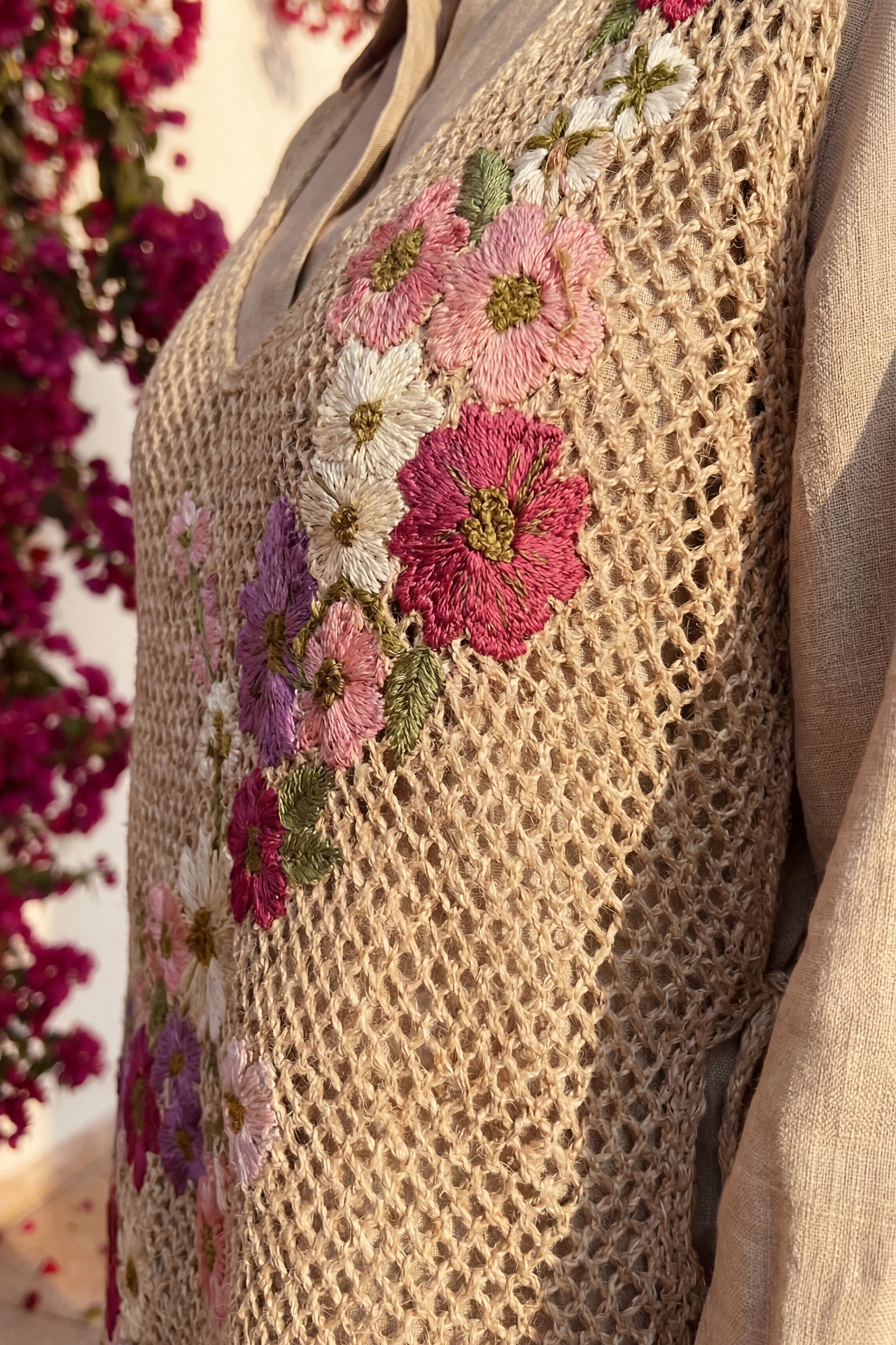 Shefali Floral Jute Co-ord Set
