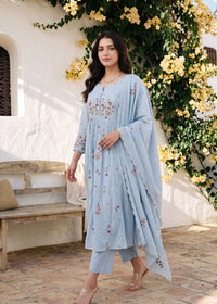 Sky Bloom Kurta Set