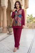 Royal Orchid Co-ord Set
