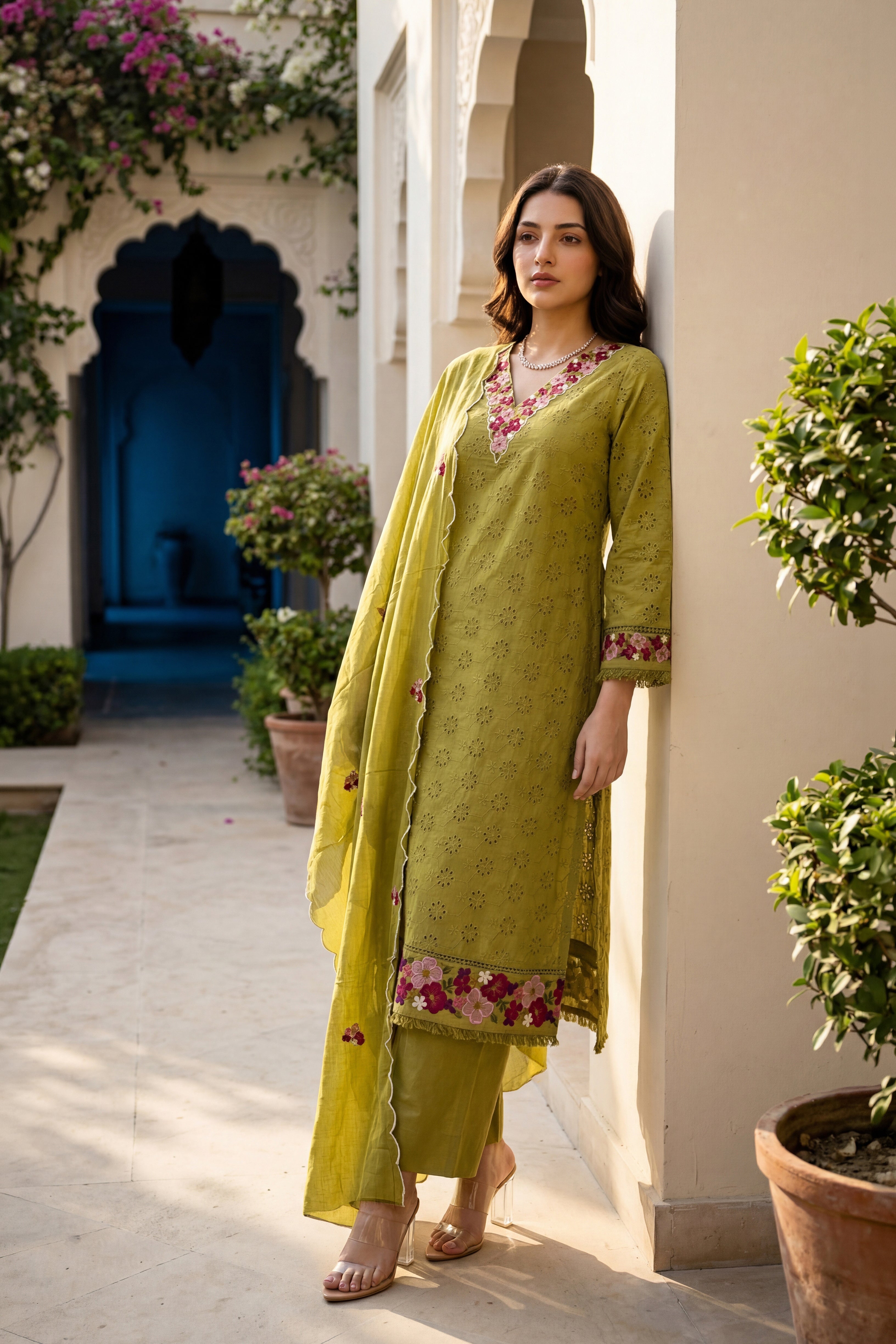 Mehendi Grace Suit Set