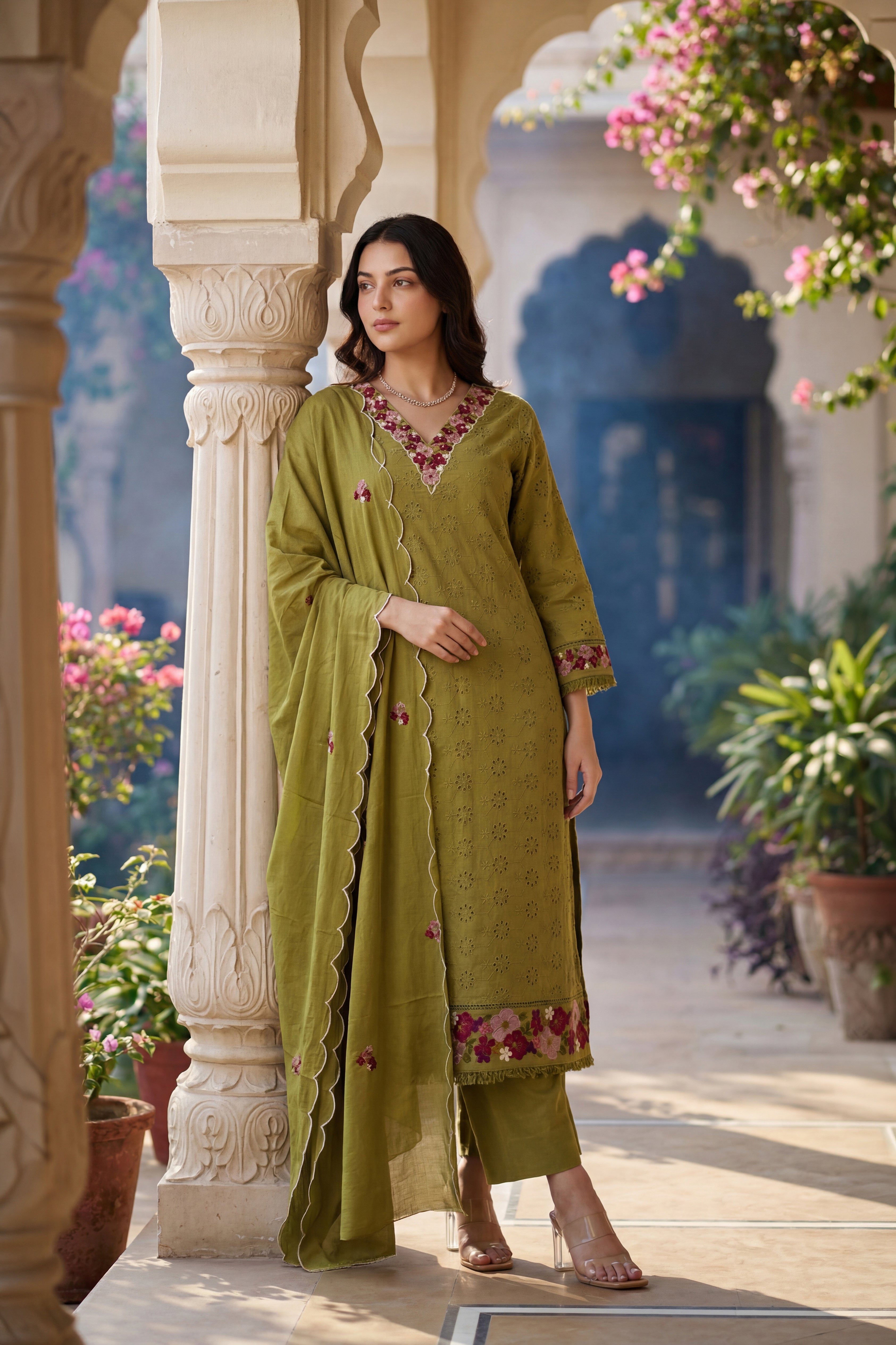 Mehendi Grace Suit Set
