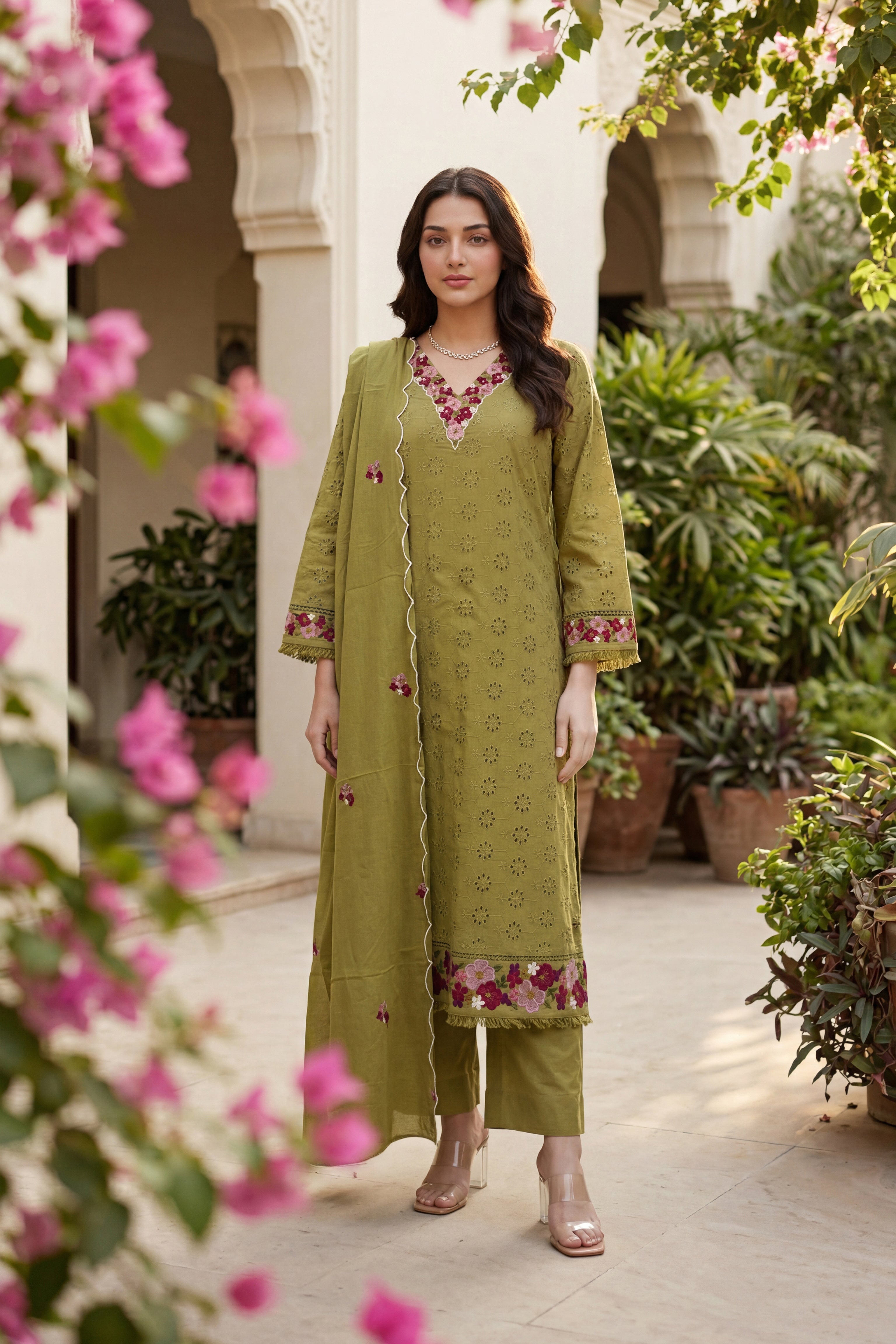 Mehendi Grace Suit Set