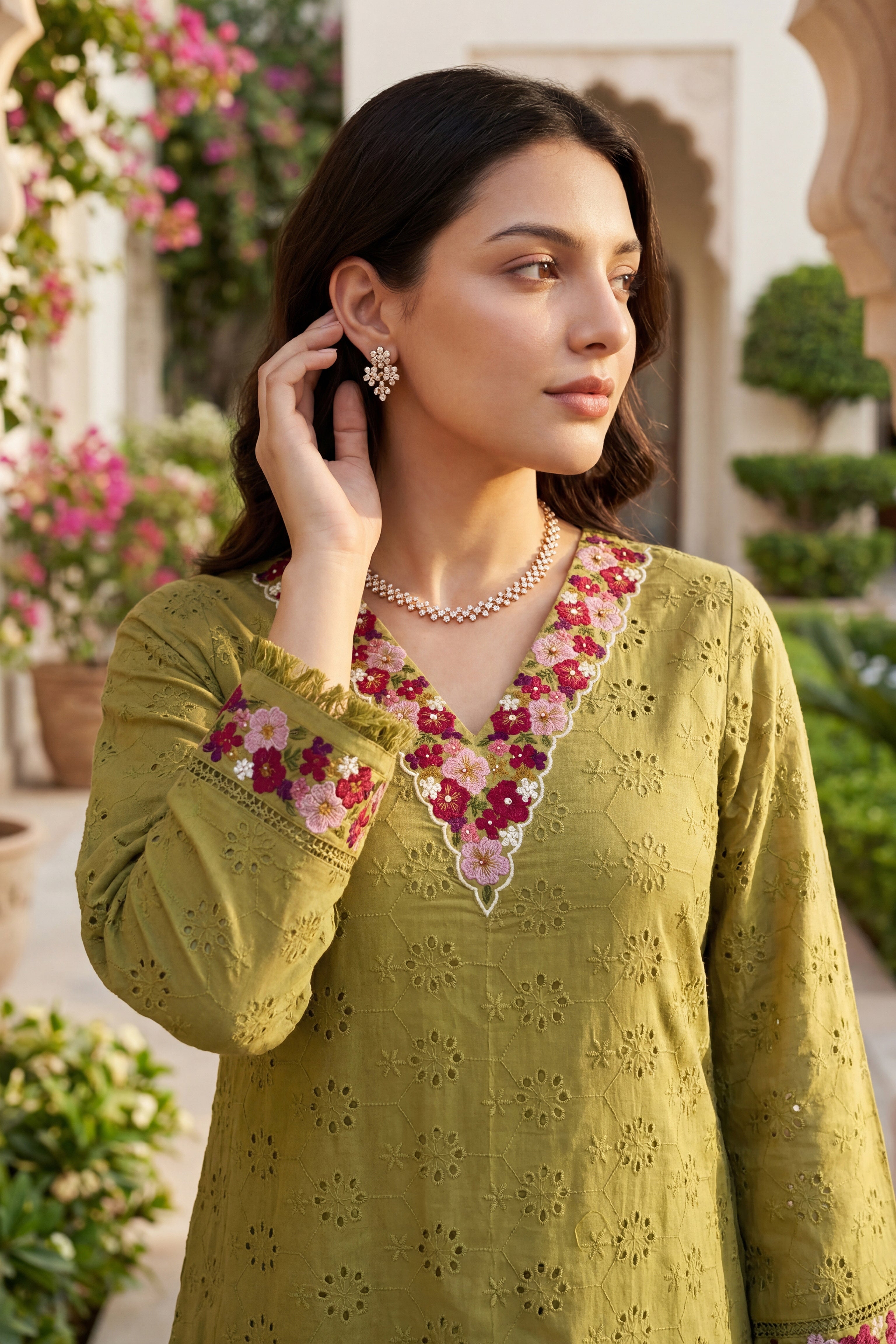 Mehendi Grace Suit Set