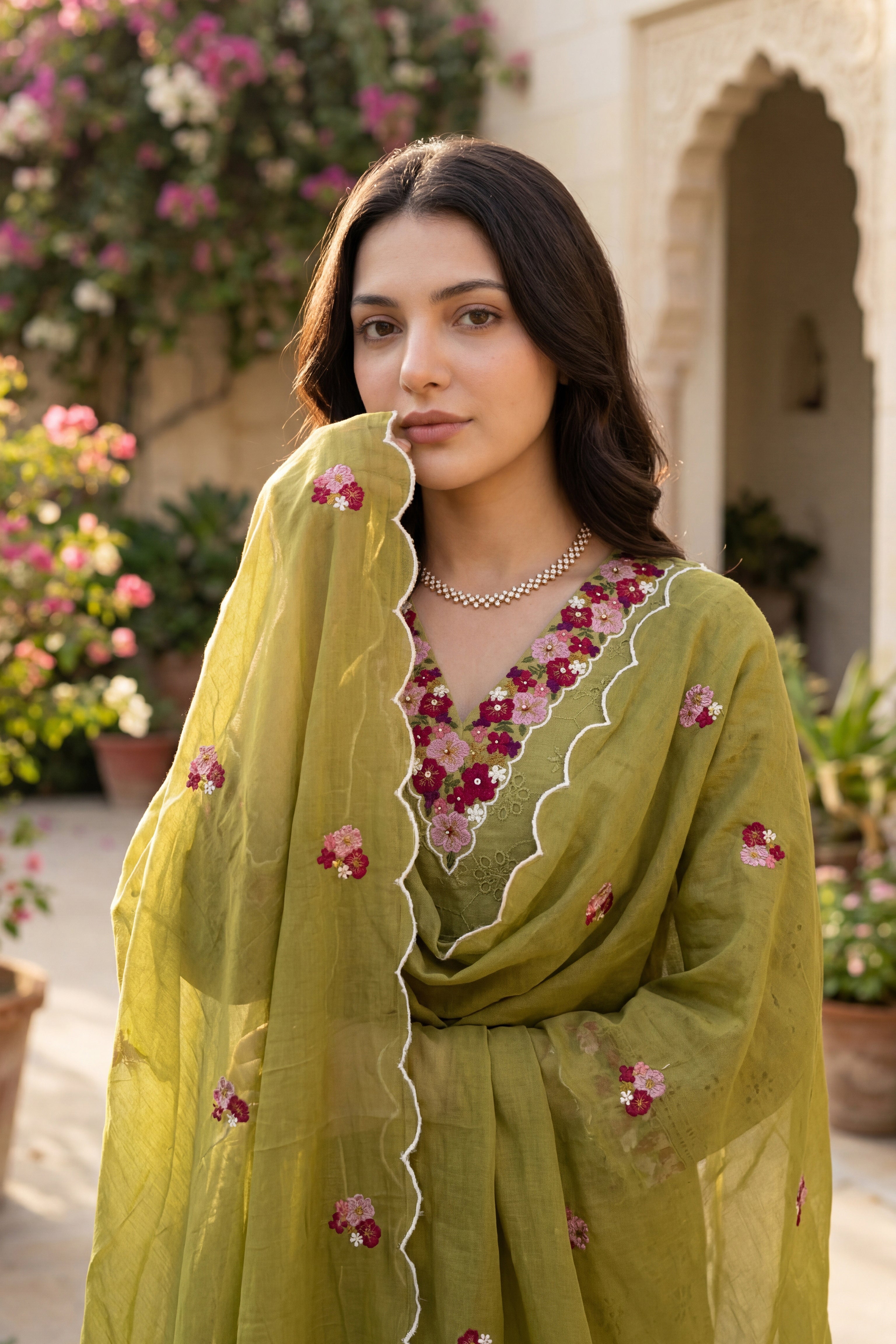 Mehendi Grace Suit Set