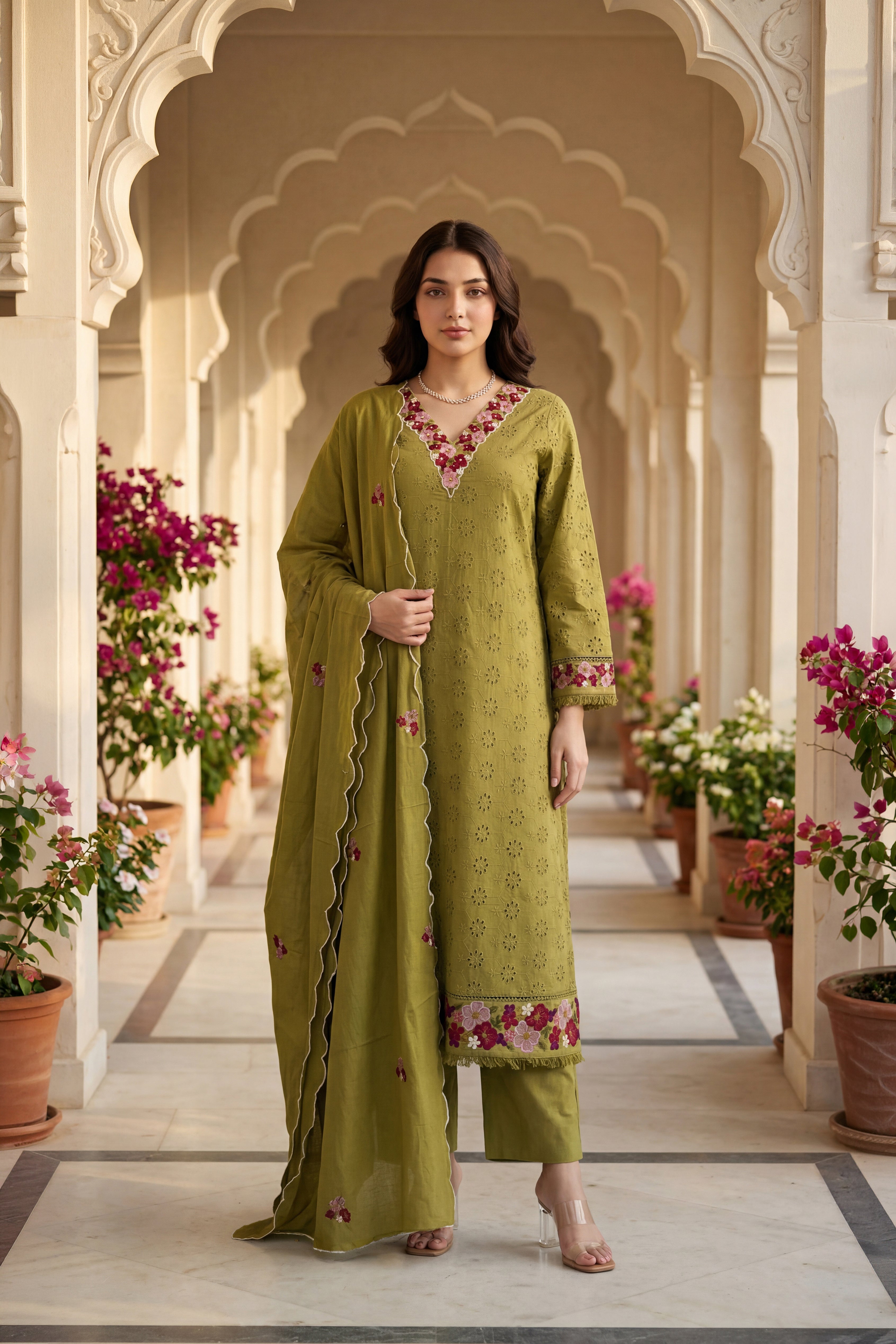 Mehendi Grace Suit Set
