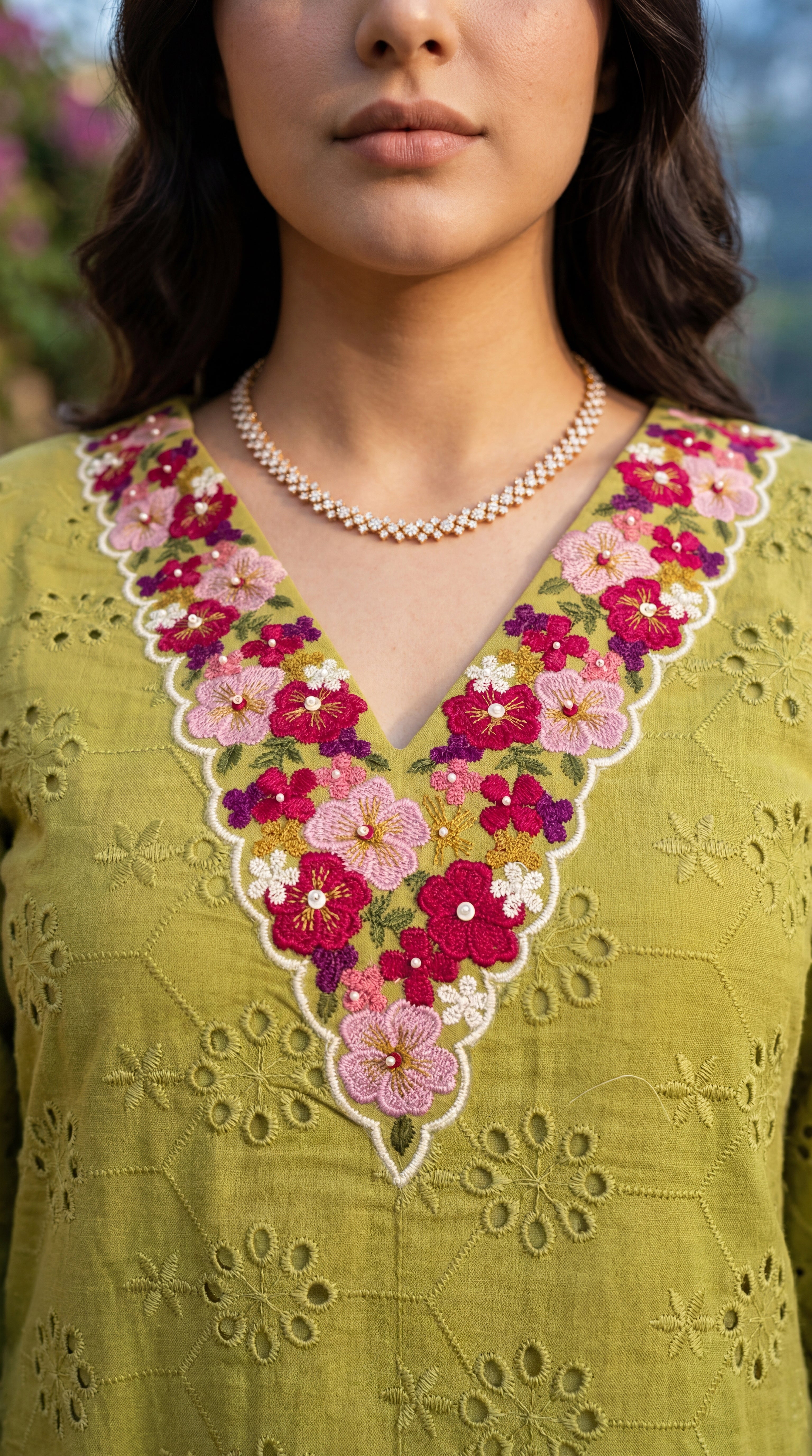 Mehendi Aura Grace Suit Set