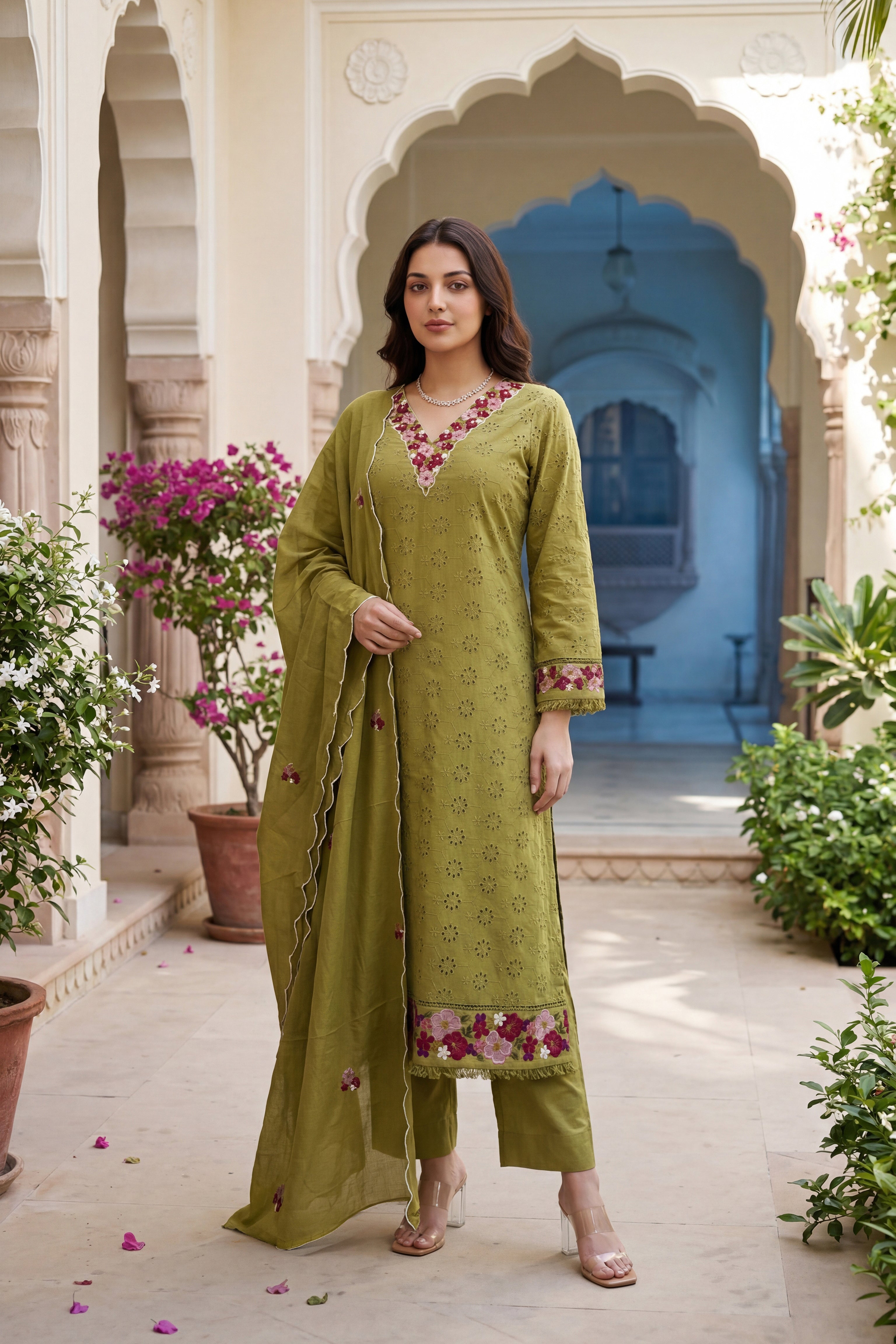 Mehendi Grace Suit Set