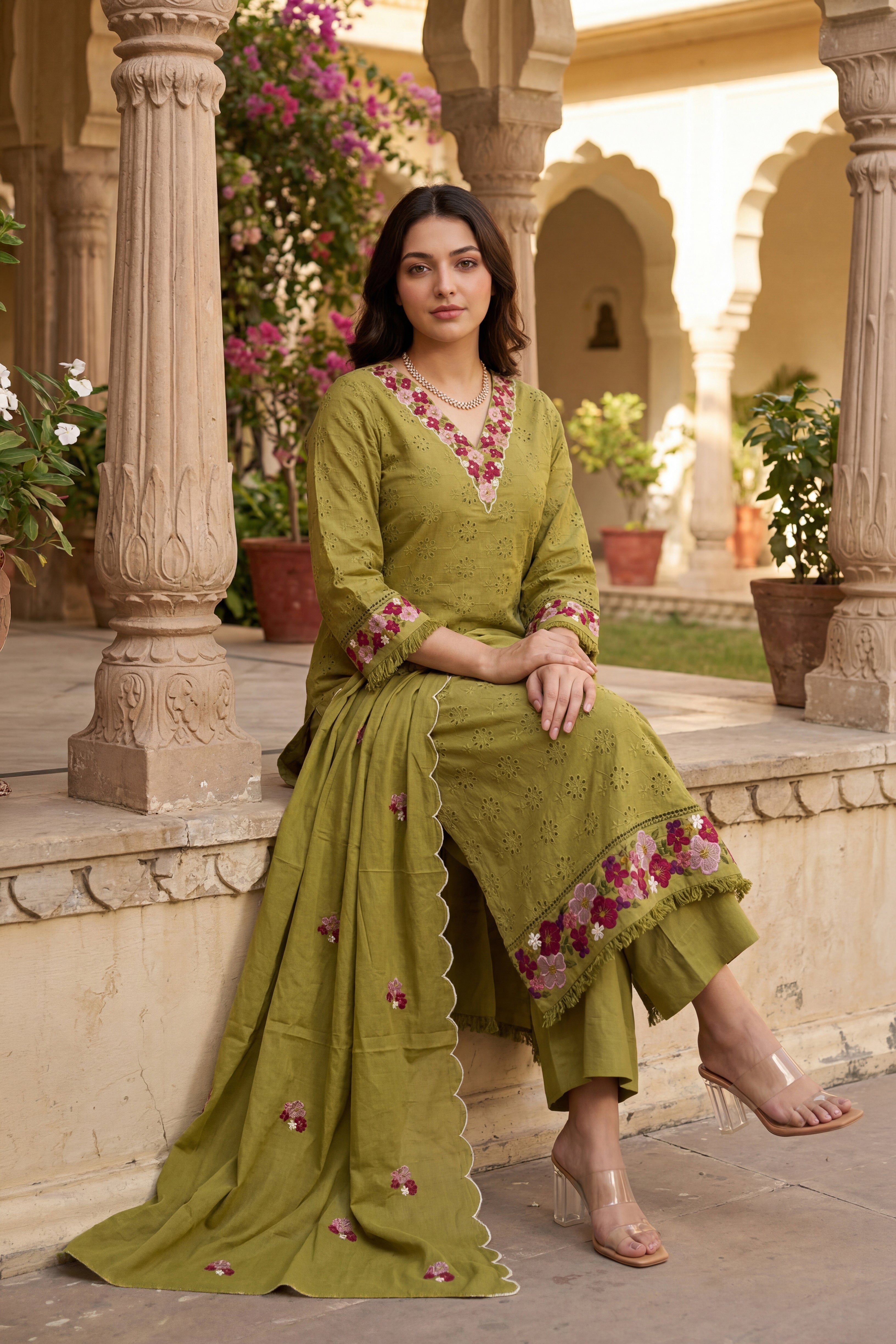 Mehendi Grace Suit Set