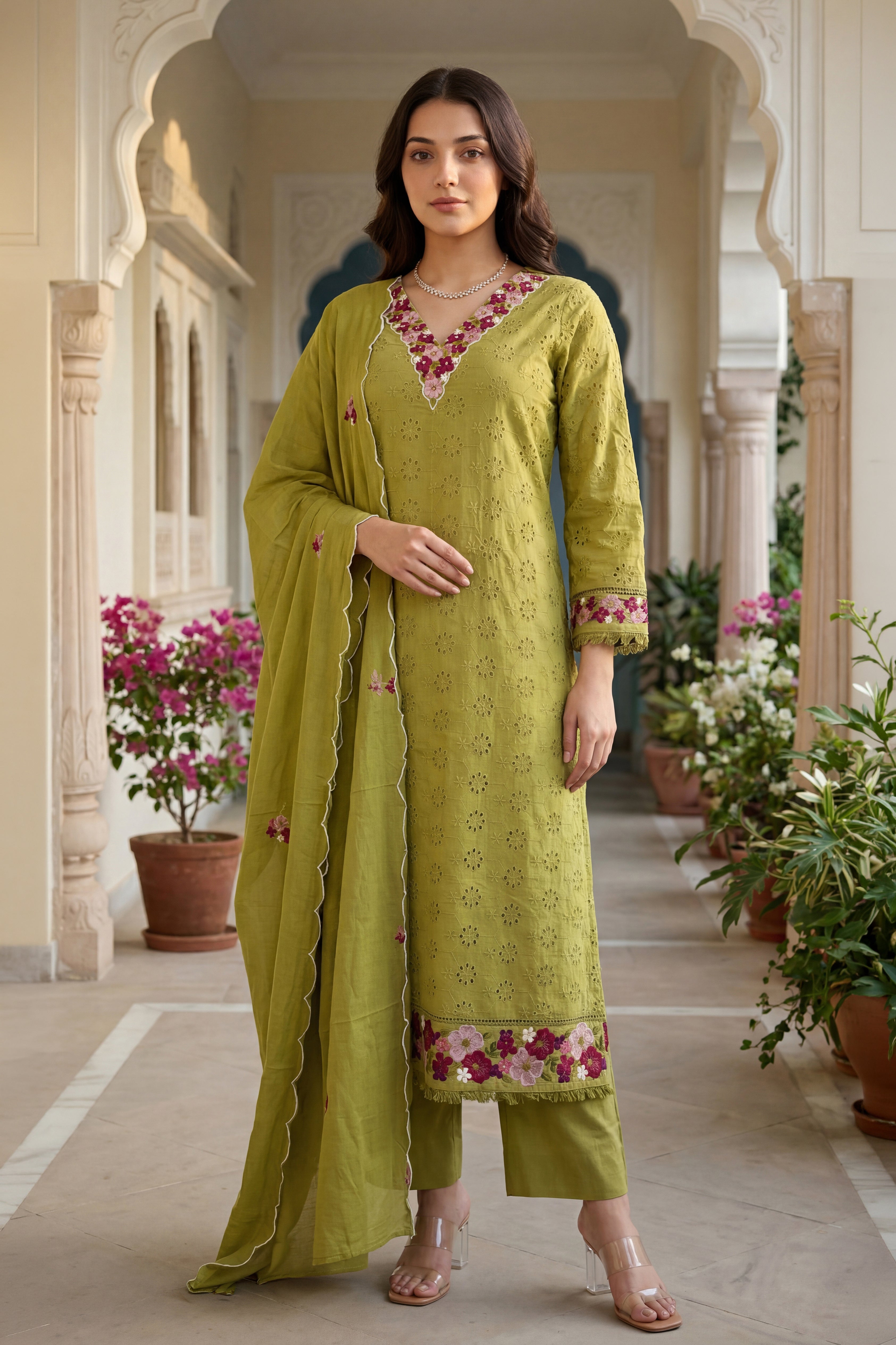 Mehendi Grace Suit Set