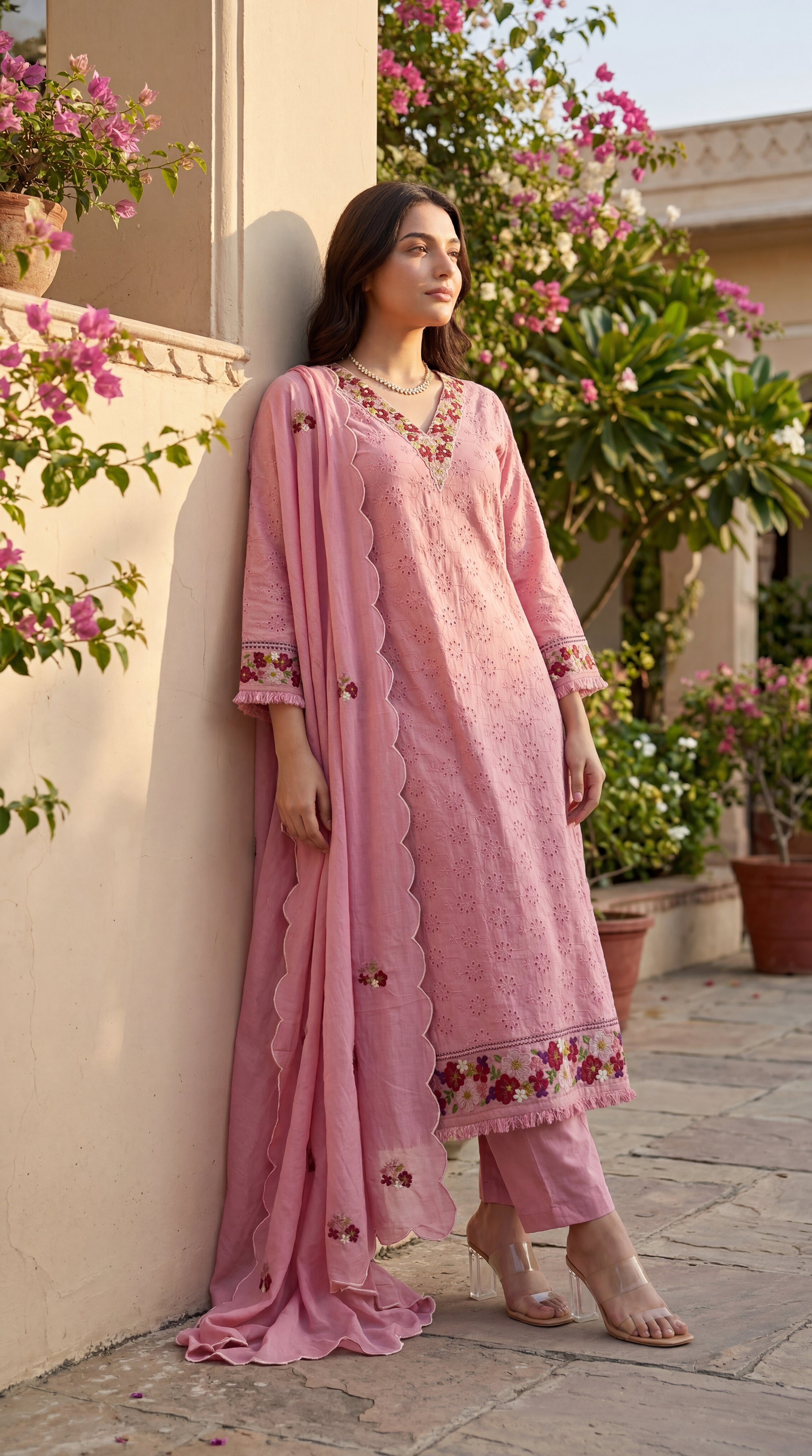 Blush Petal Grace Suit Set