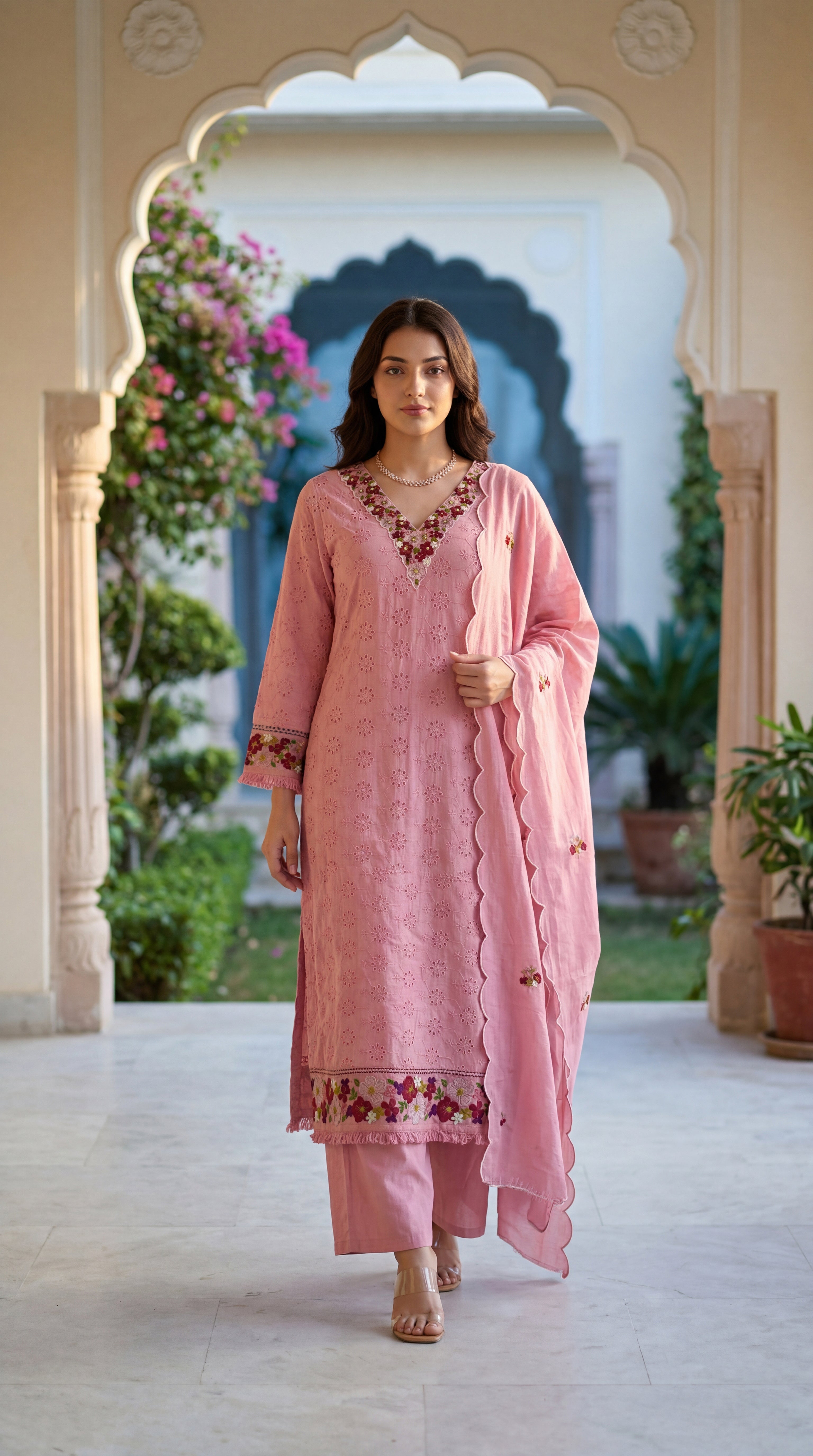 Blush Petal Grace Suit Set