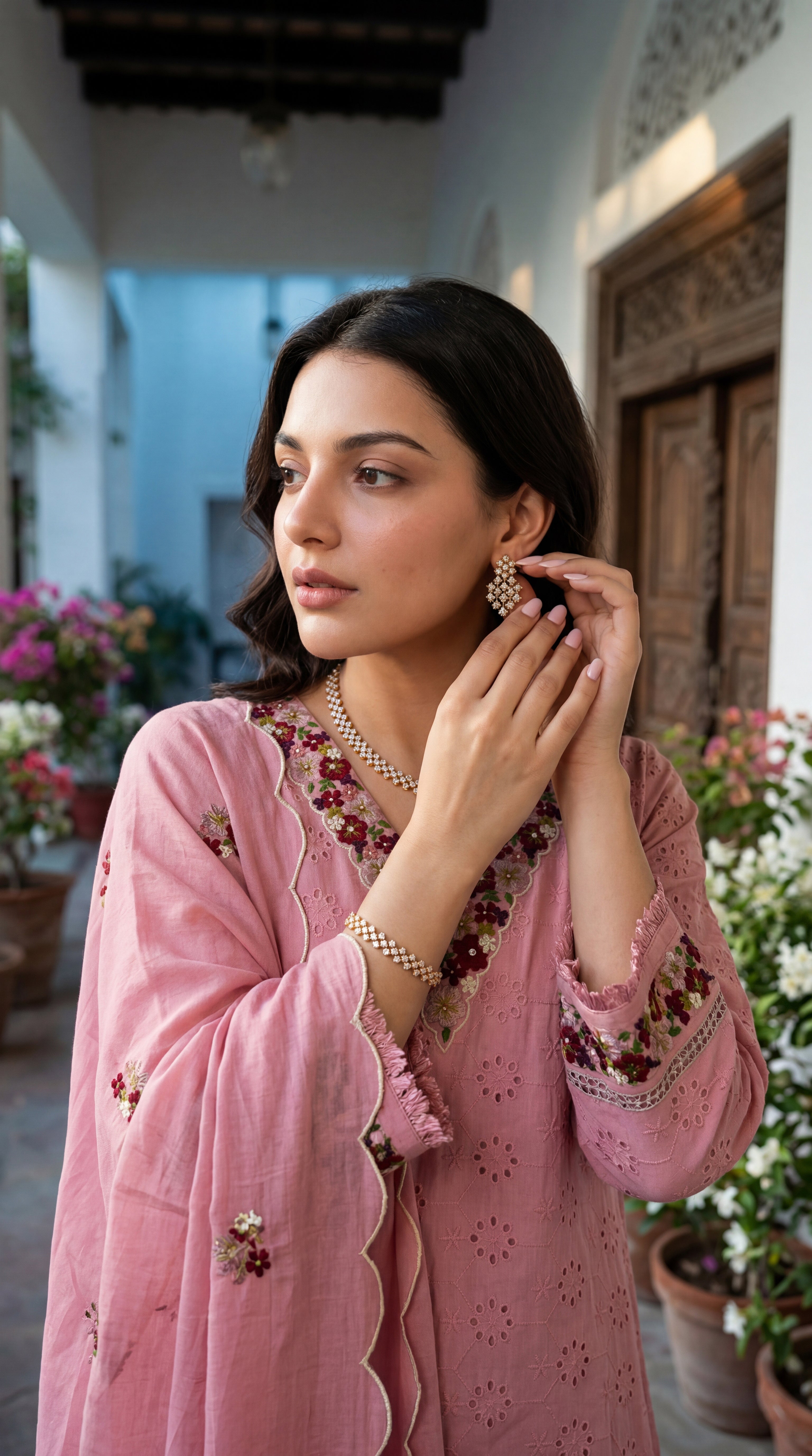 Blush Petal Grace Suit Set