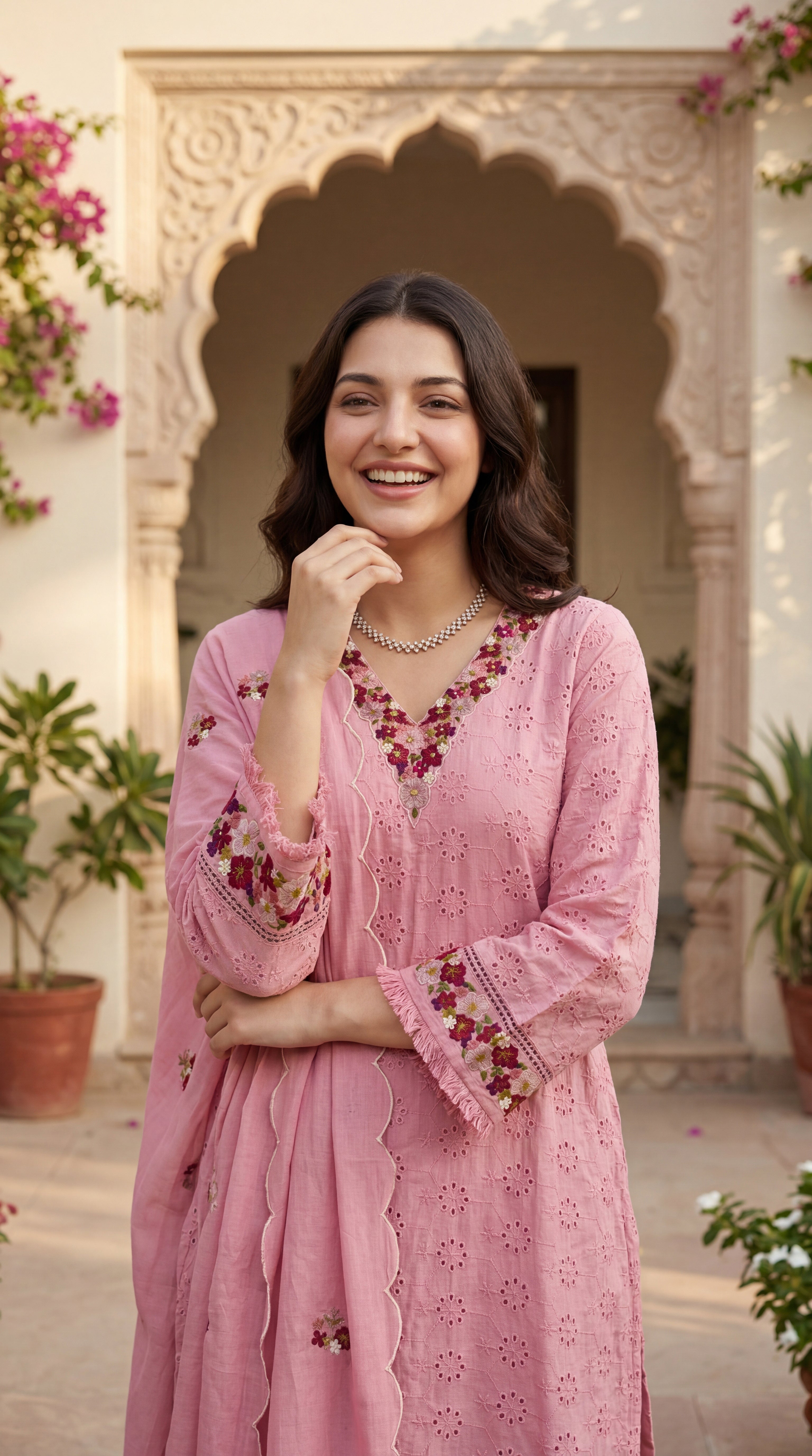 Blush Petal Grace Suit Set