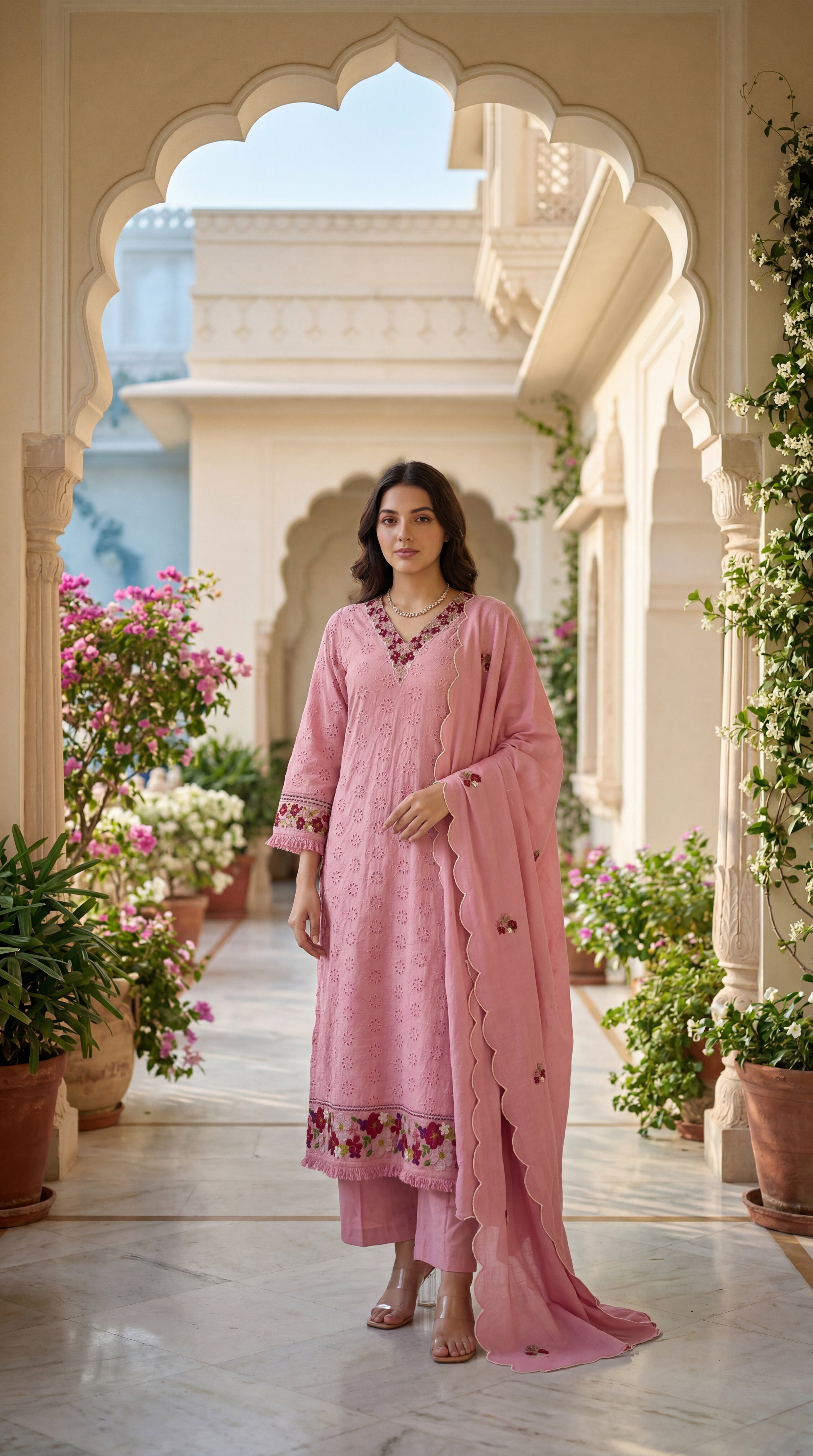 Blush Petal Grace Suit Set