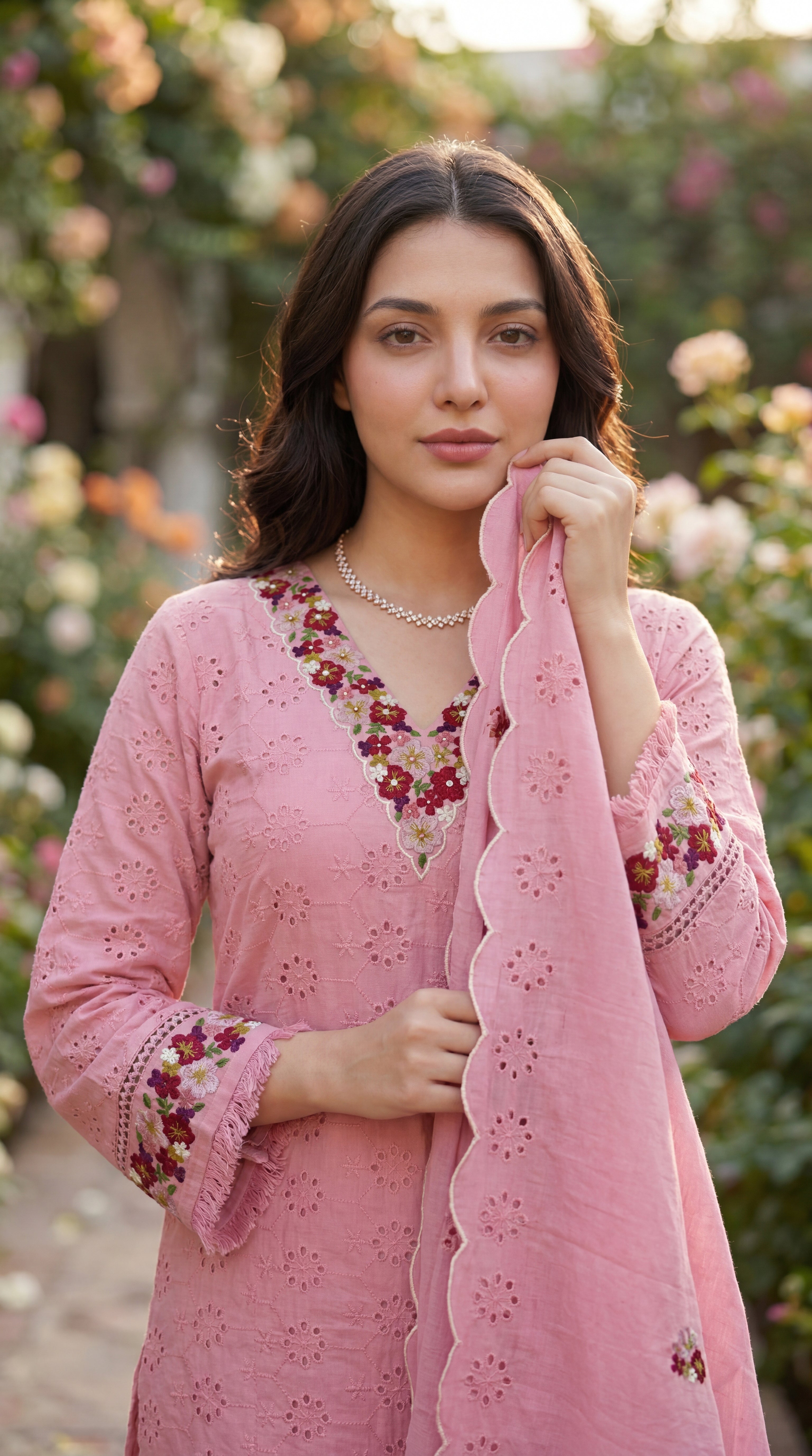 Blush Petal Grace Suit Set