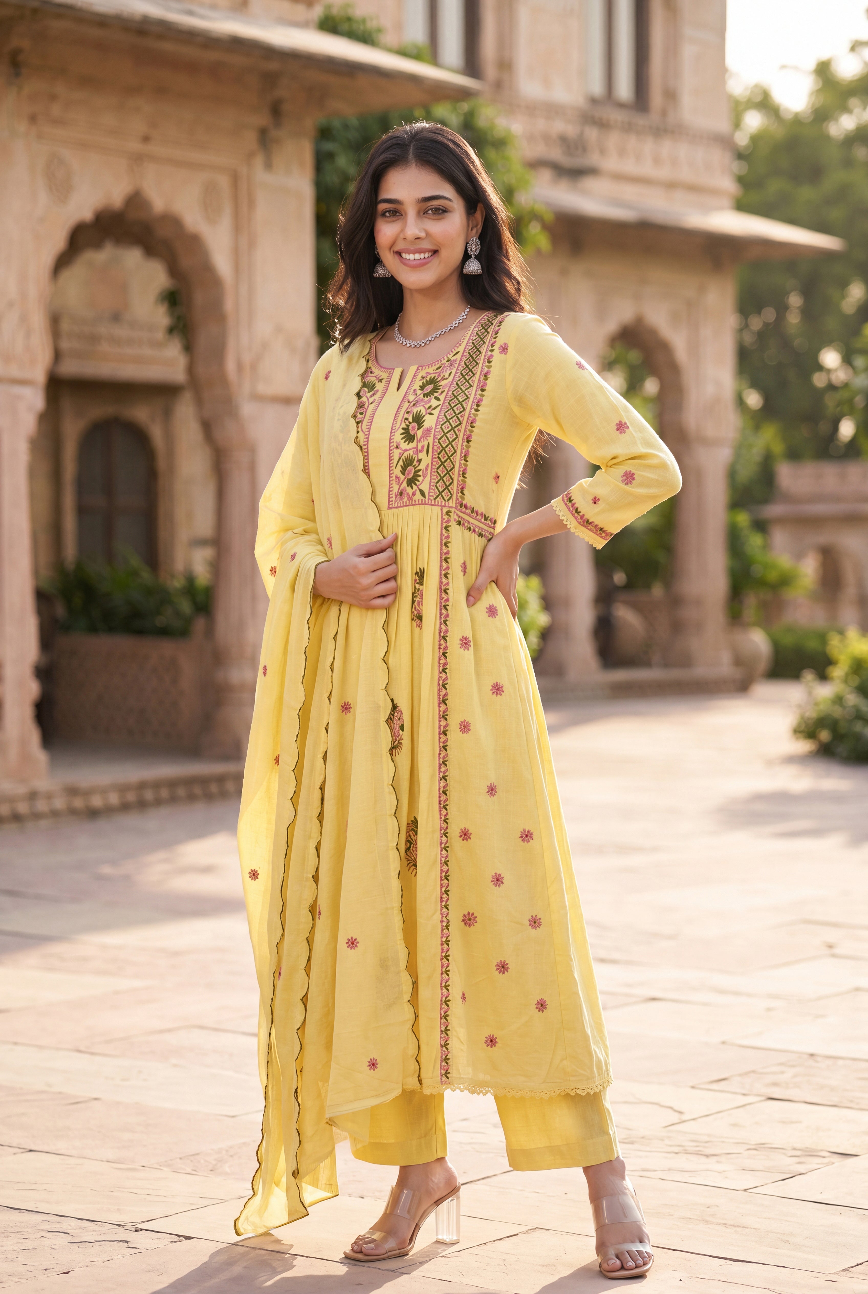 Lemon Petal Suit Set