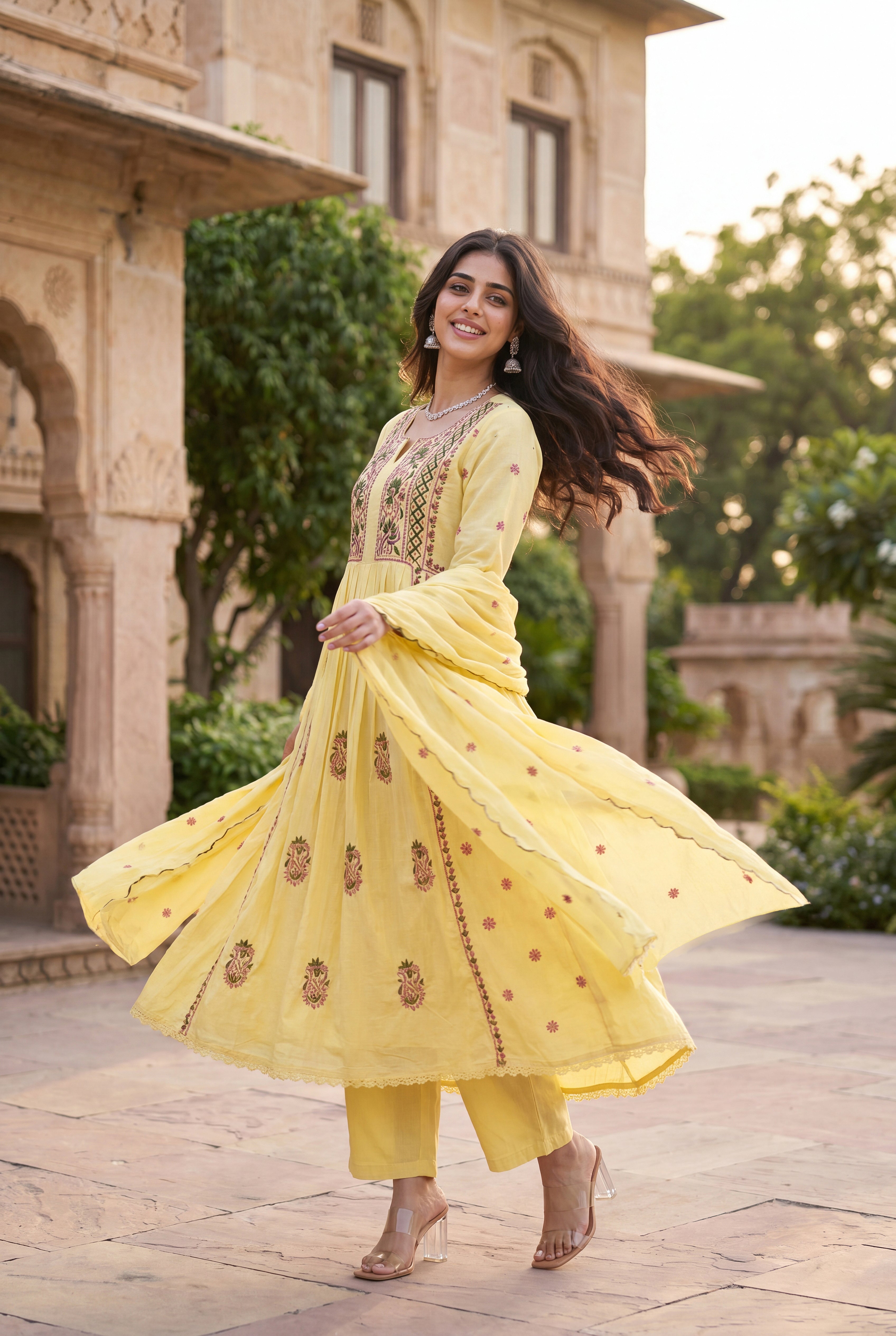 Lemon Petal Suit Set