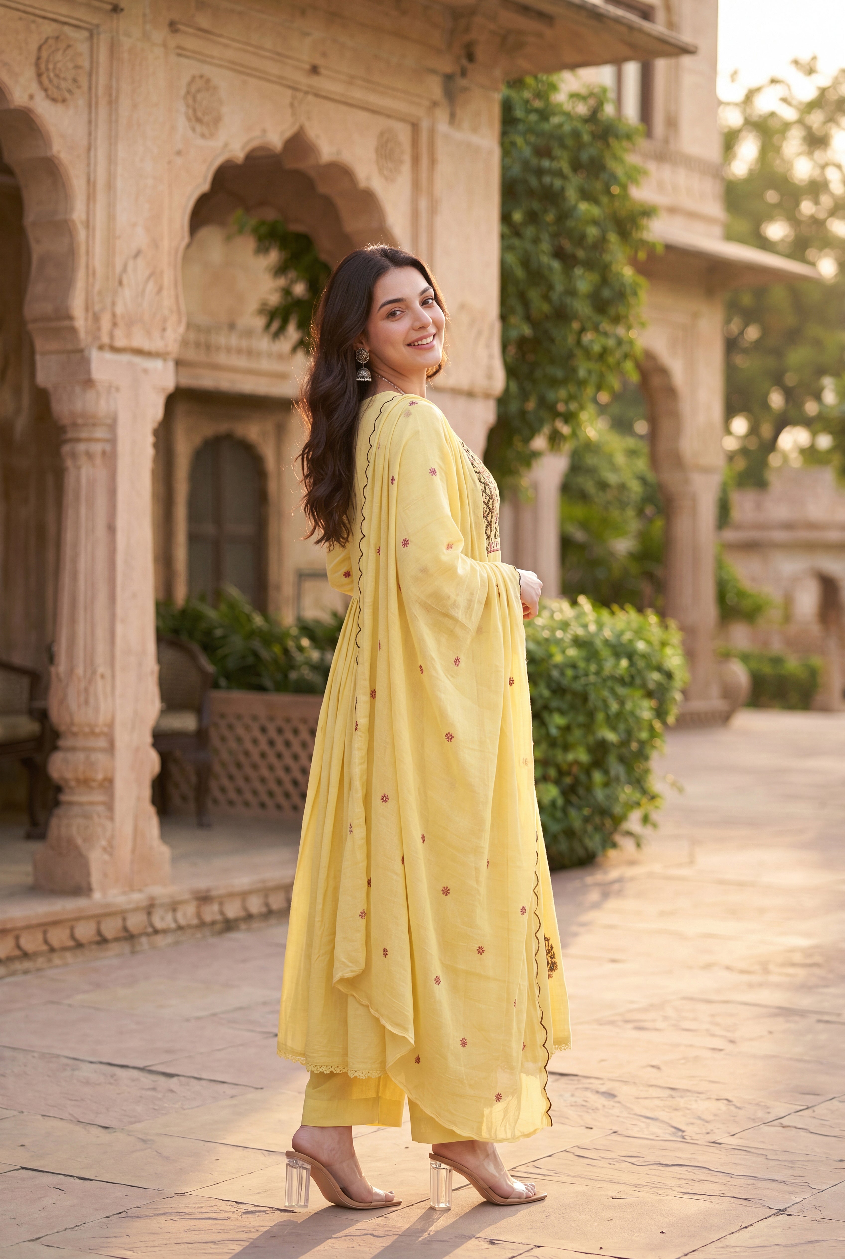 Lemon Petal Suit Set