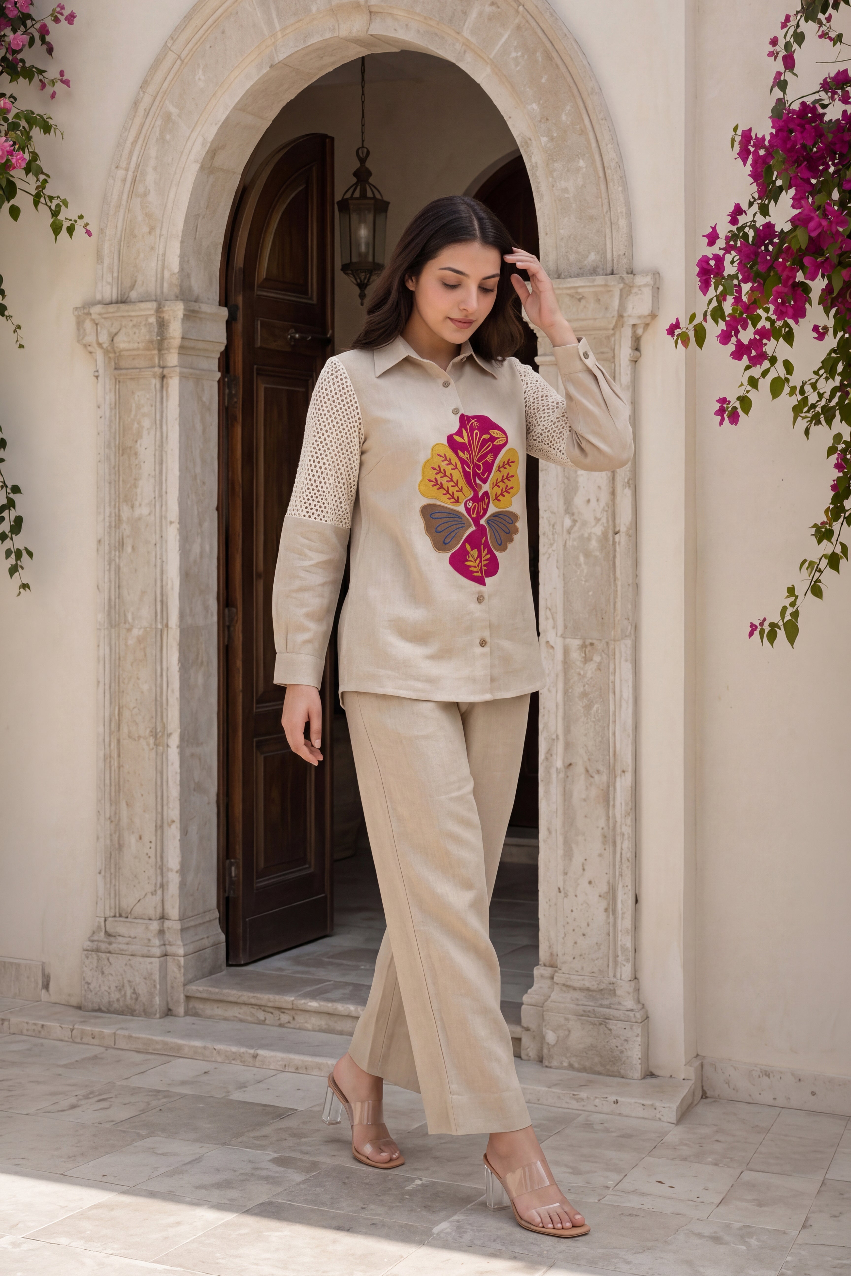Gulnaar Jute Co-Ord Set