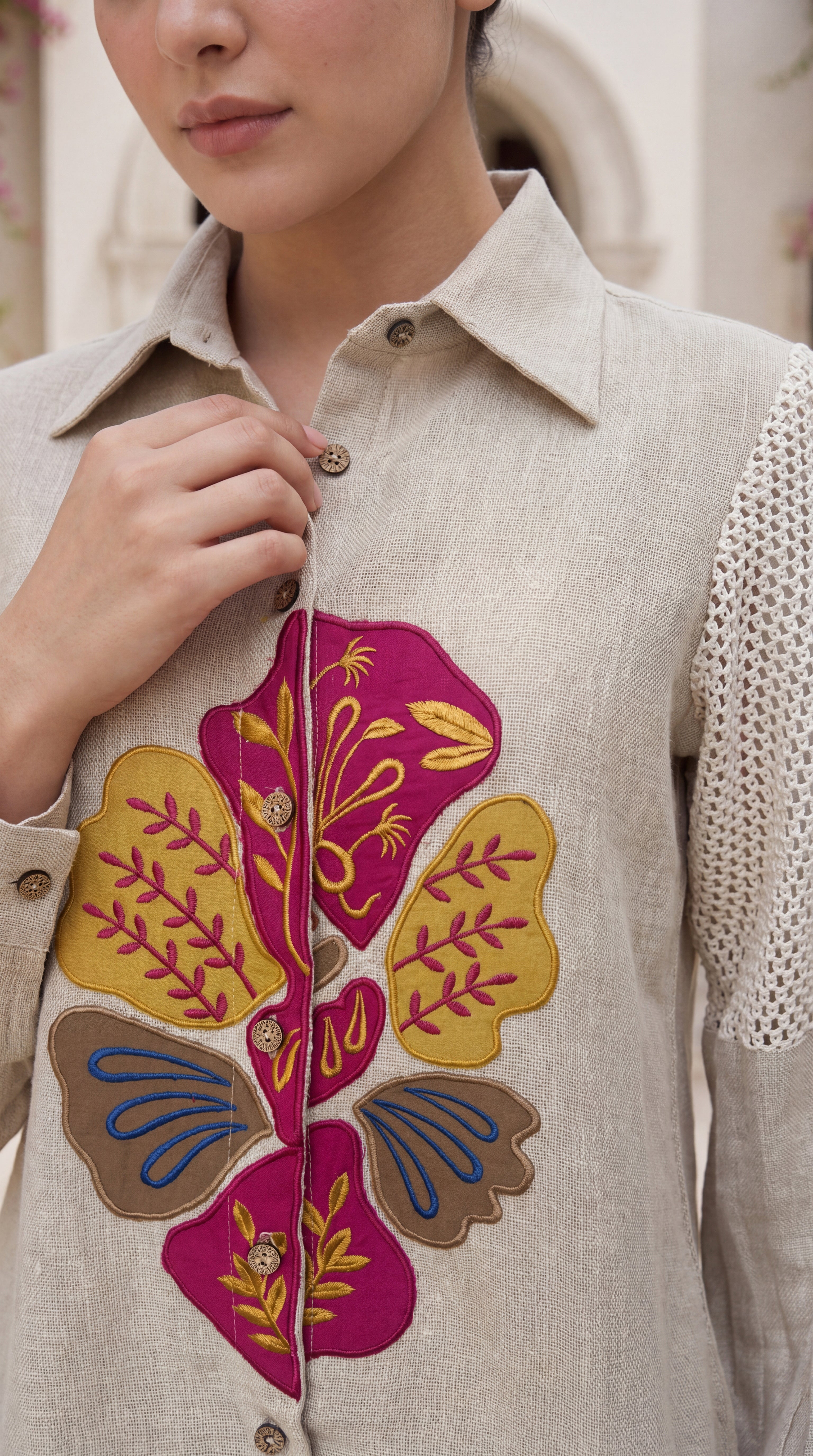 Gulnaar Jute Co-Ord Set