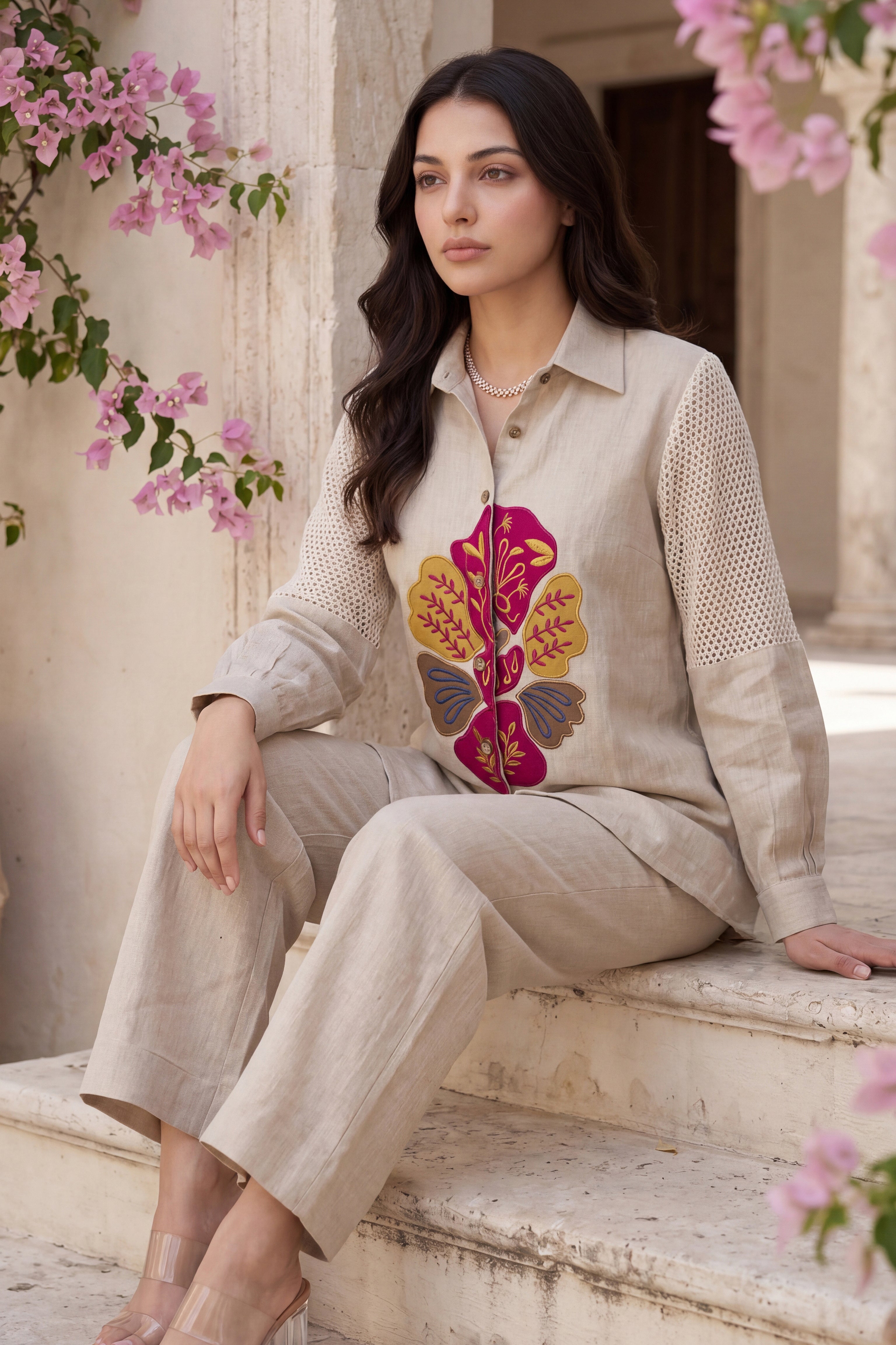 Gulnaar Jute Co-Ord Set