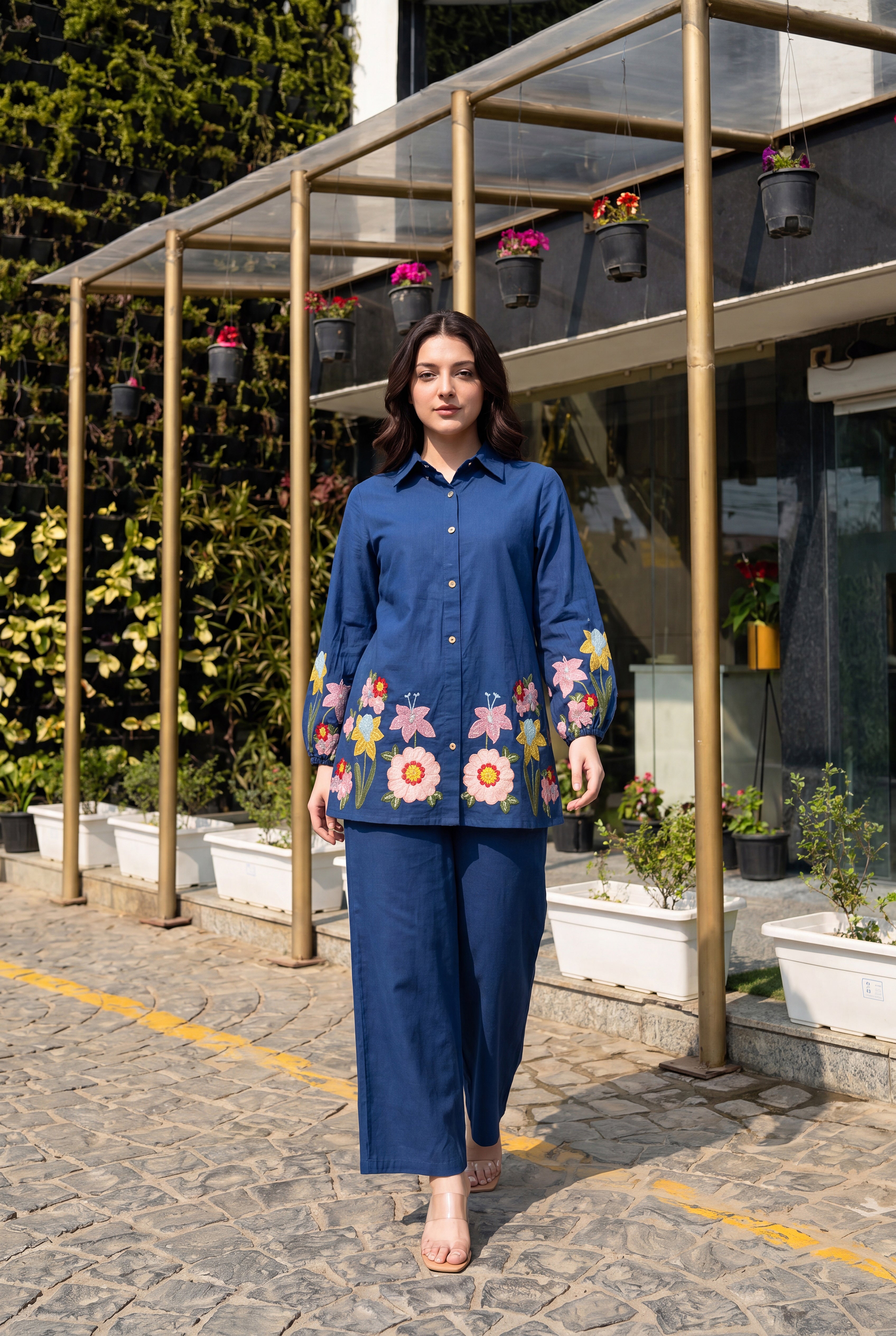 Indigo Garden Co-Ord Set