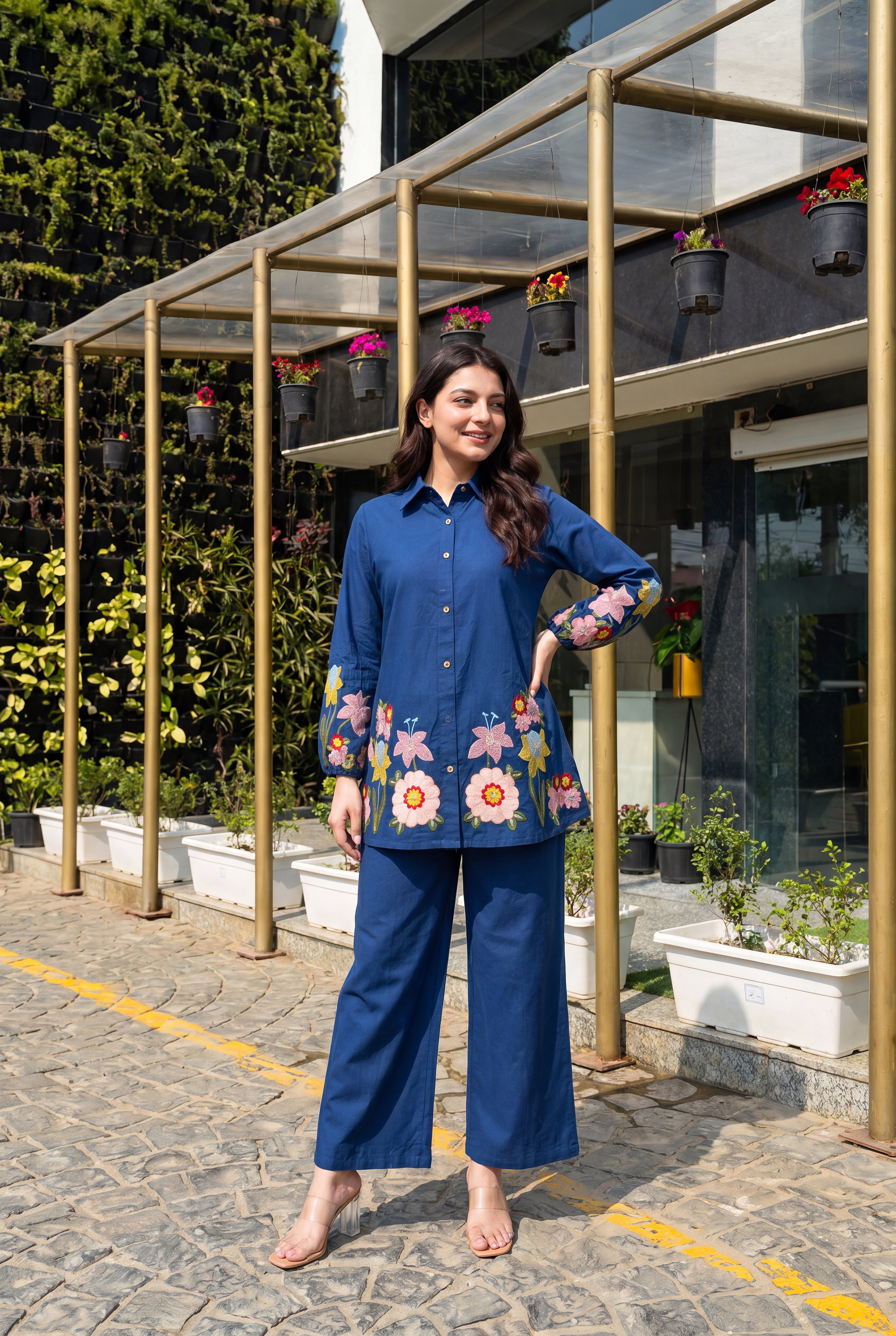 Indigo Garden Co-Ord Set