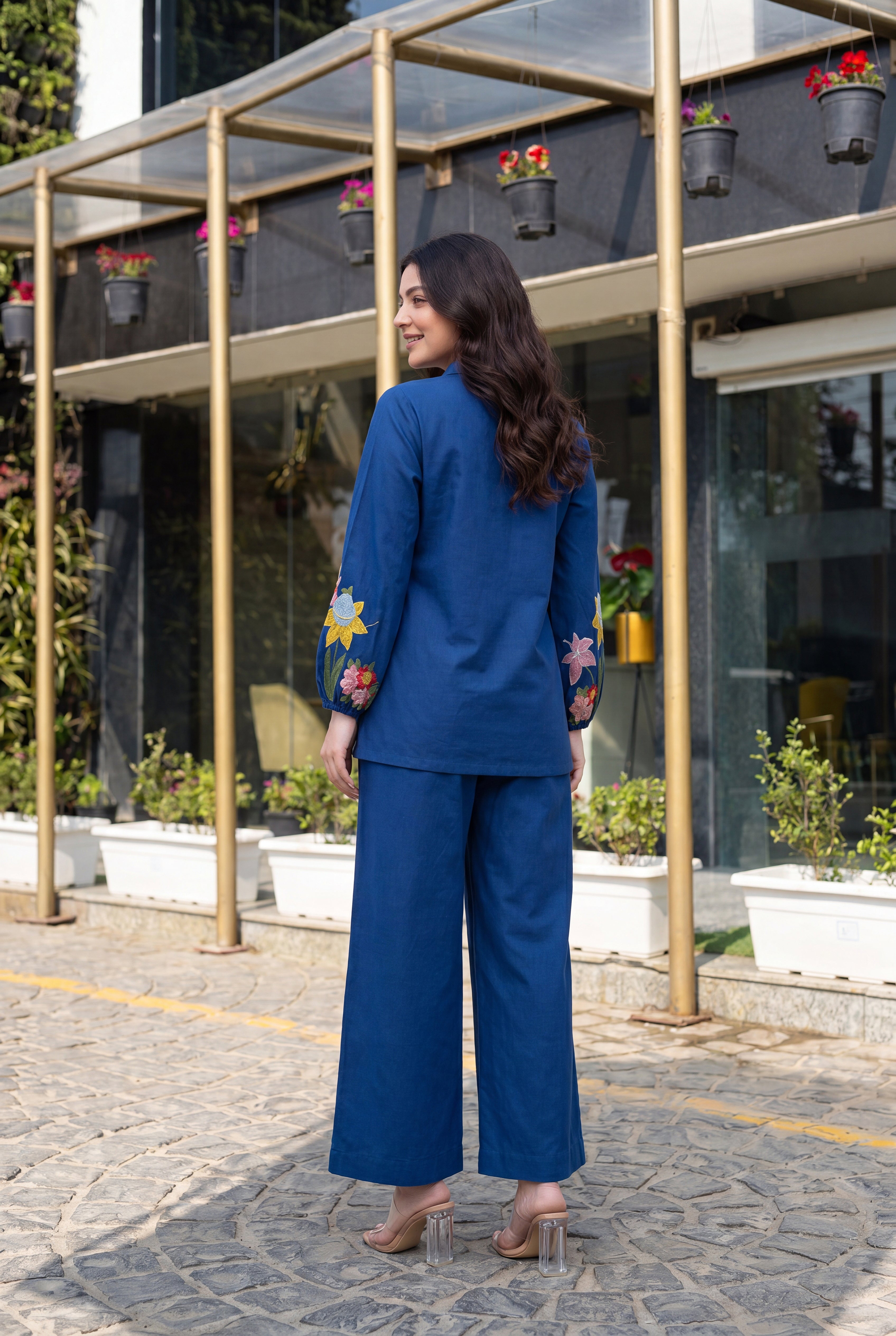 Indigo Garden Co-Ord Set