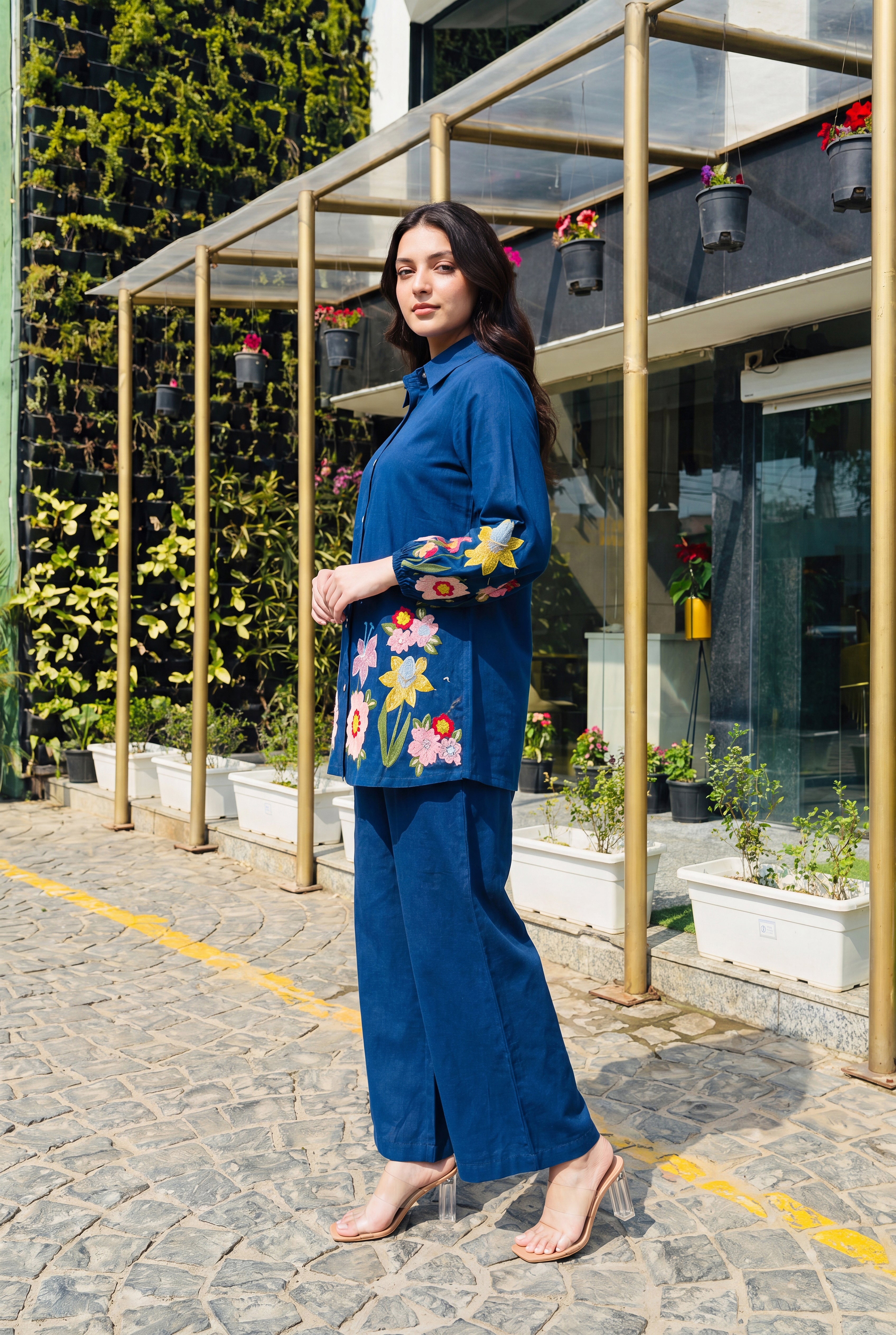 Indigo Garden Co-Ord Set