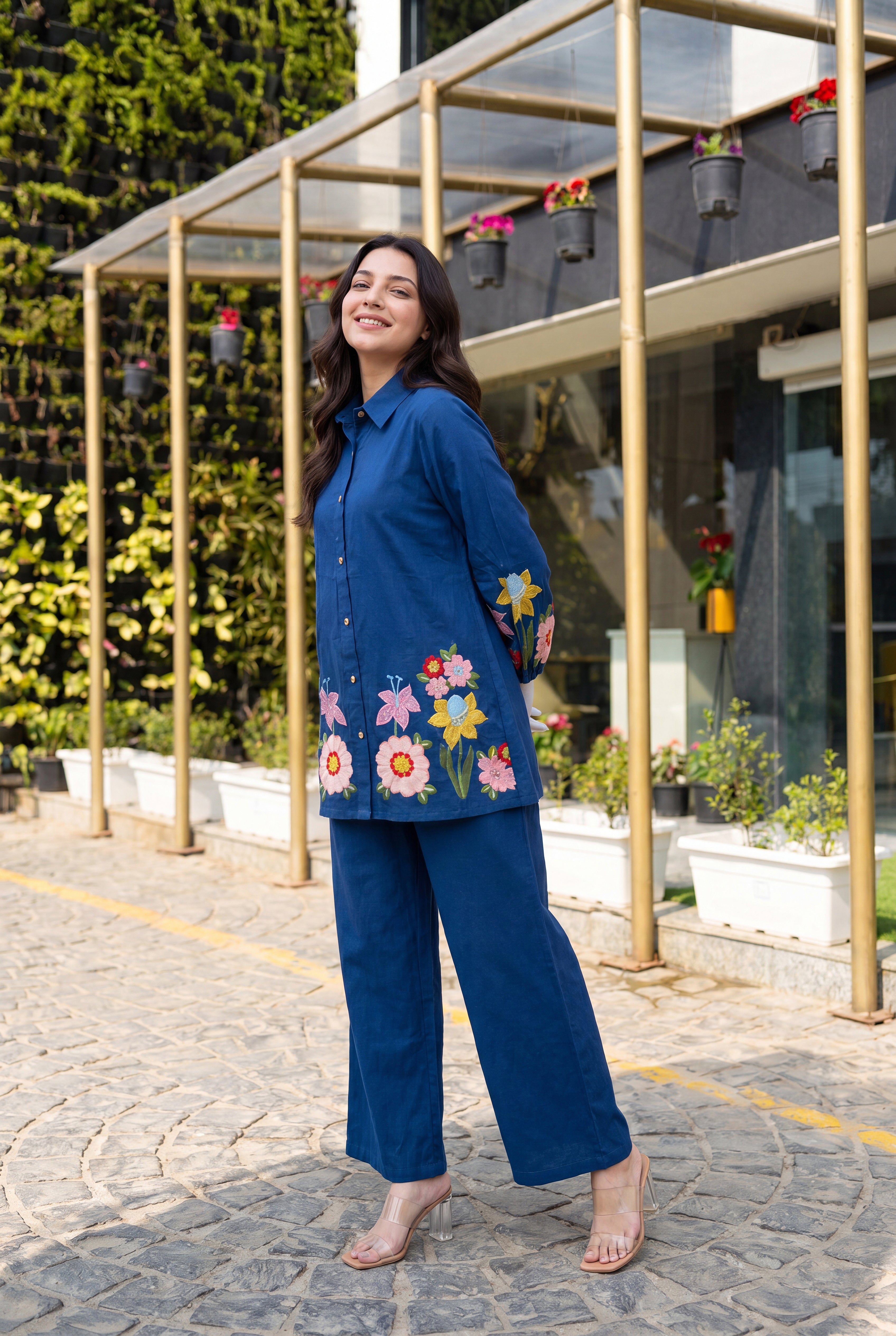 Indigo Garden Co-Ord Set