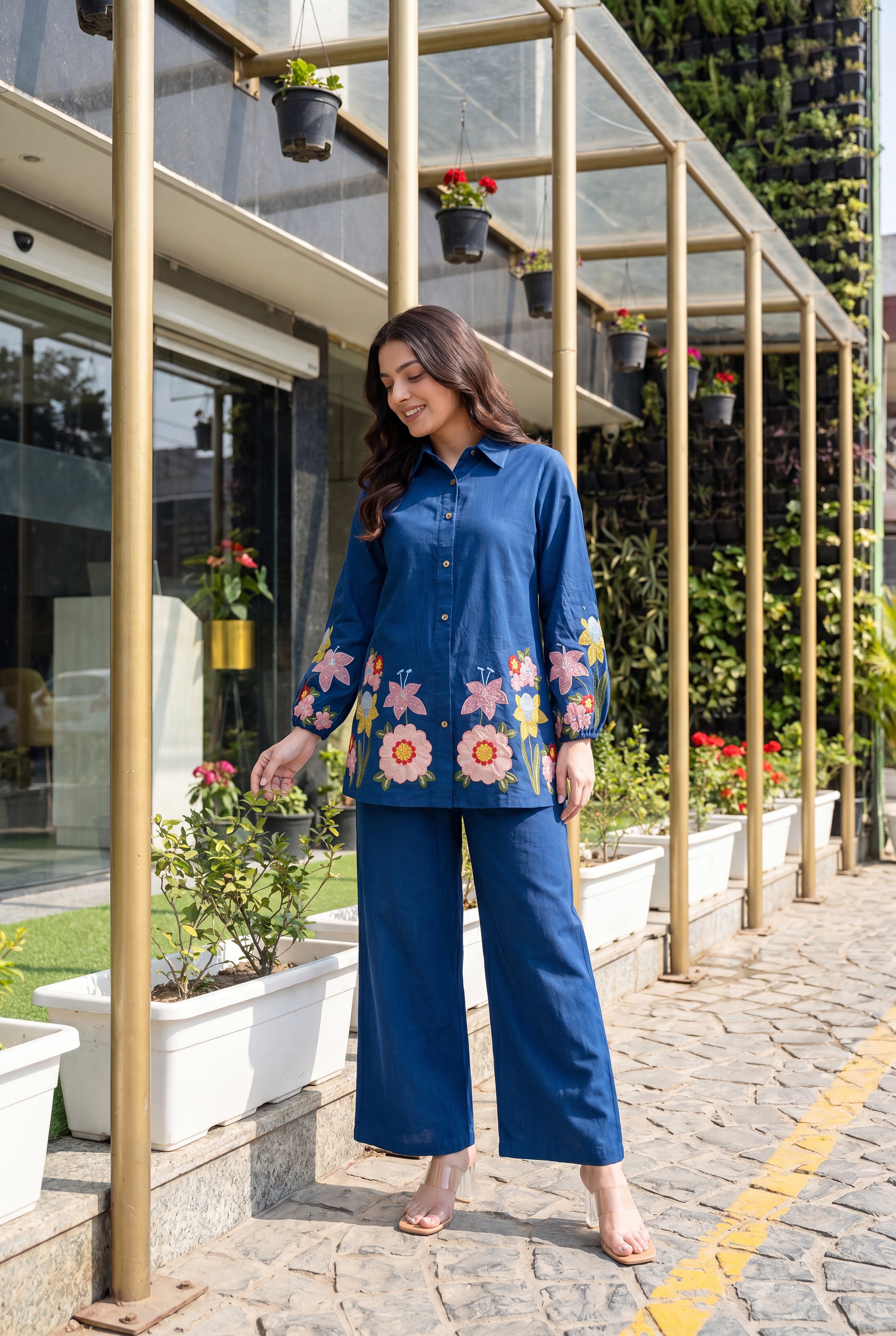 Indigo Garden Co-Ord Set