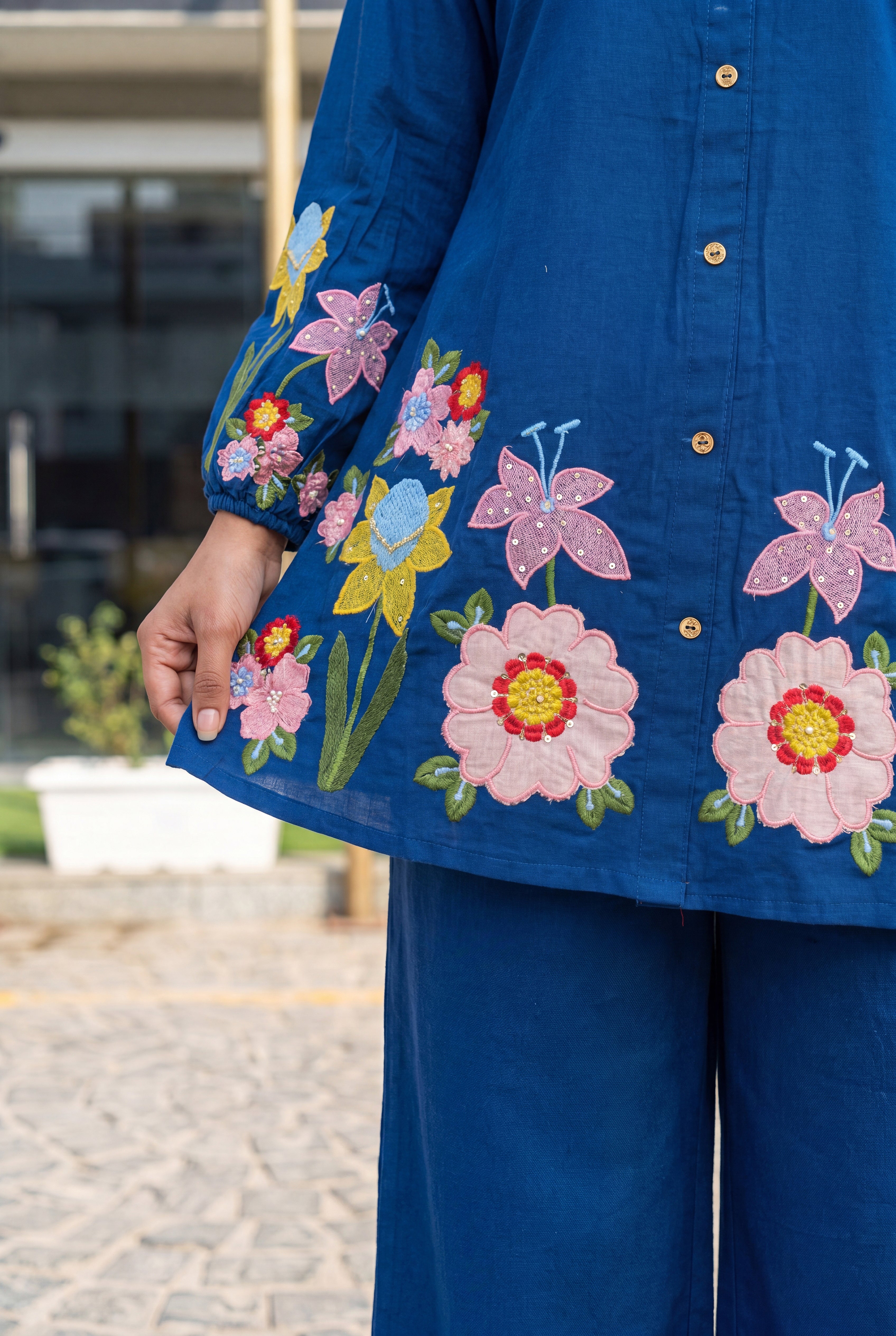 Indigo Garden Co-Ord Set