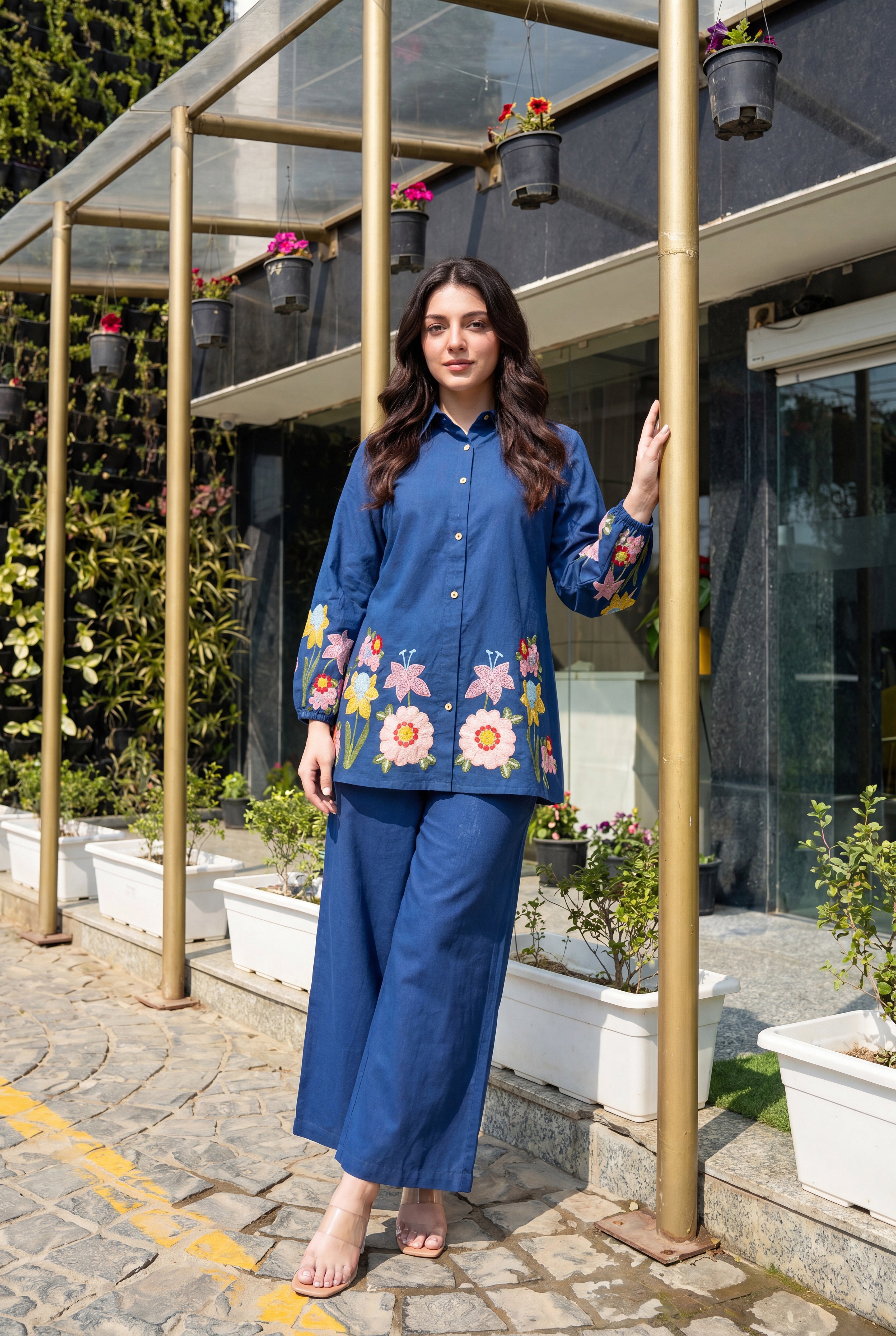 Indigo Garden Co-Ord Set