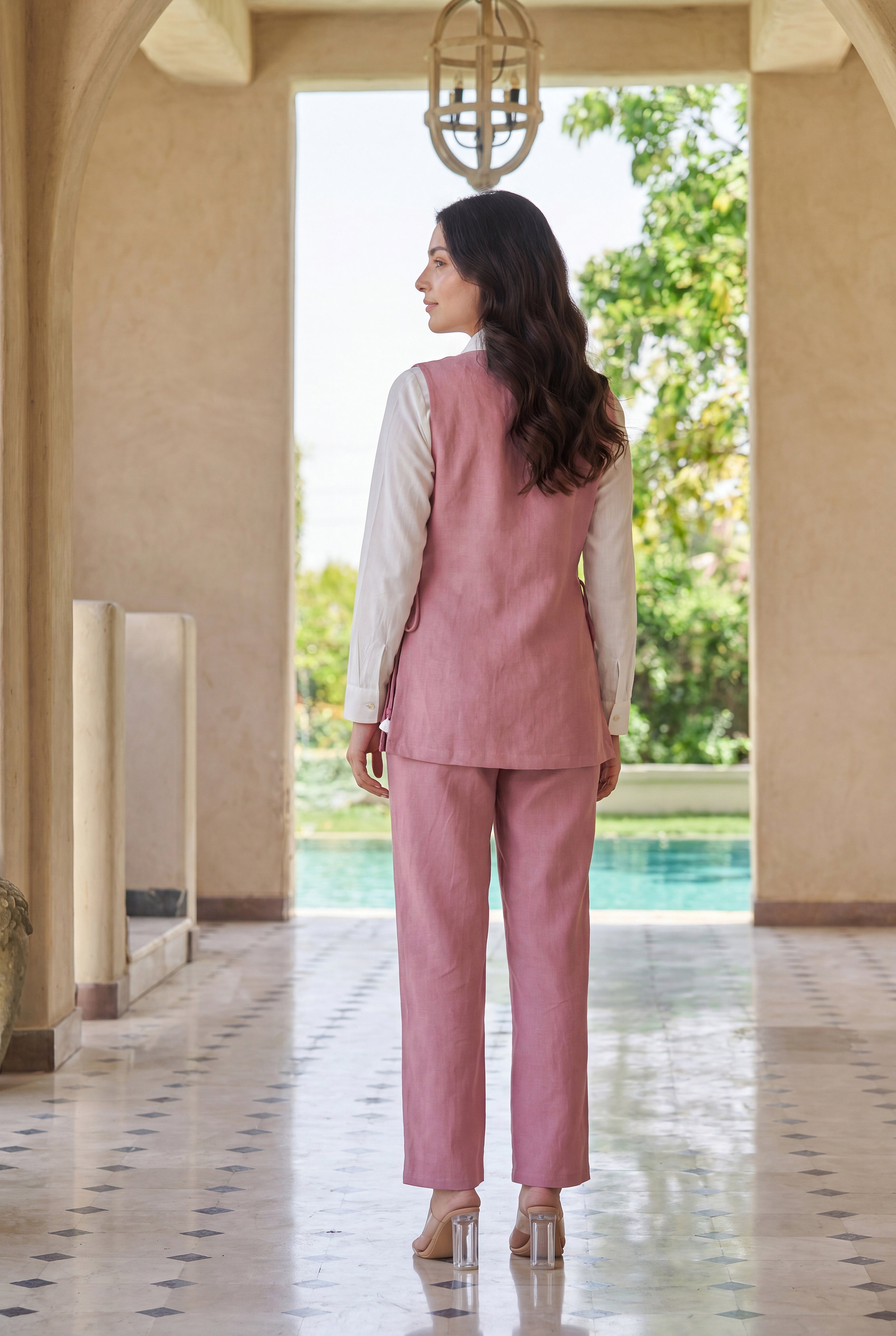 Blush Layered Co-Ord Set
