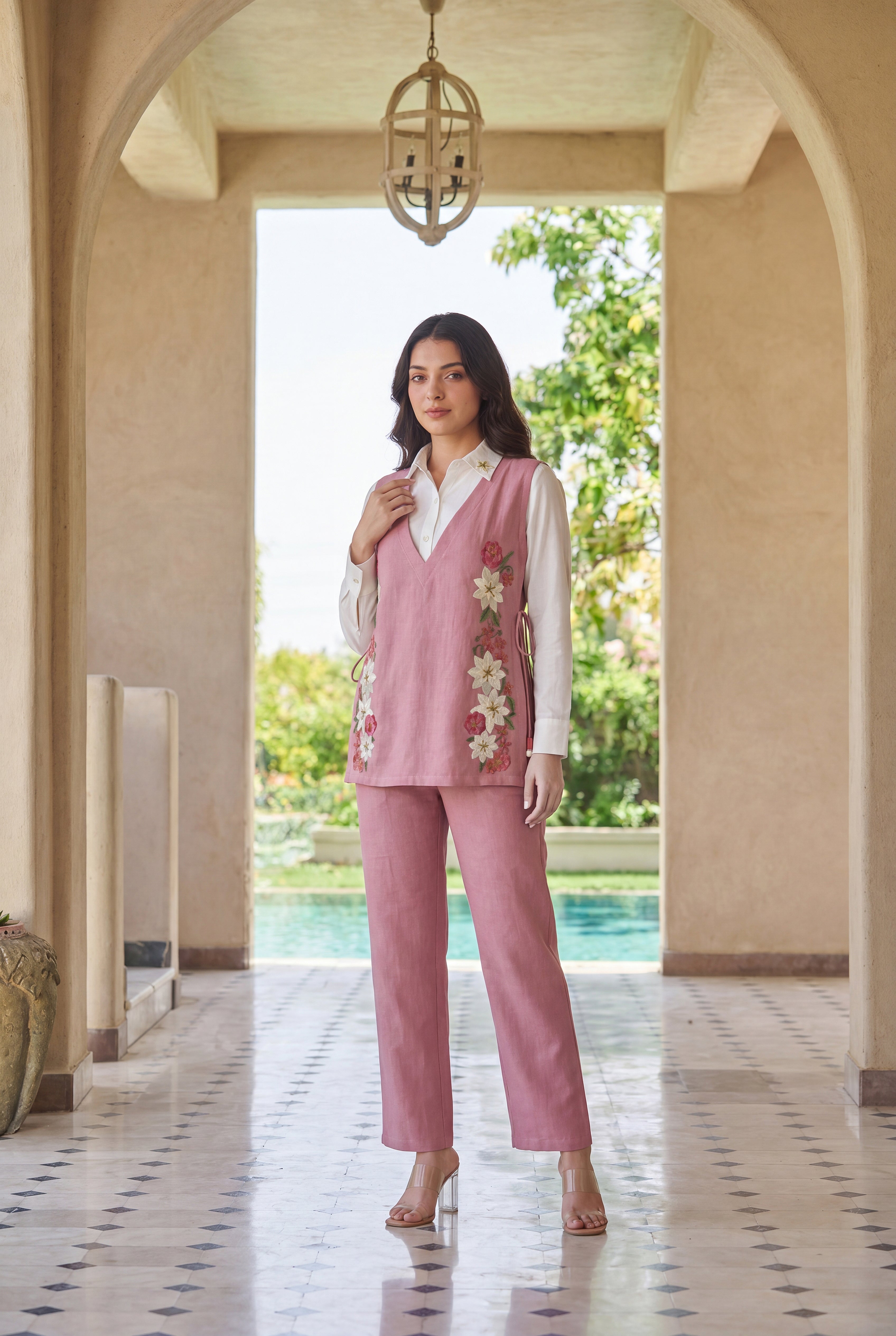Blush Layered Co-Ord Set
