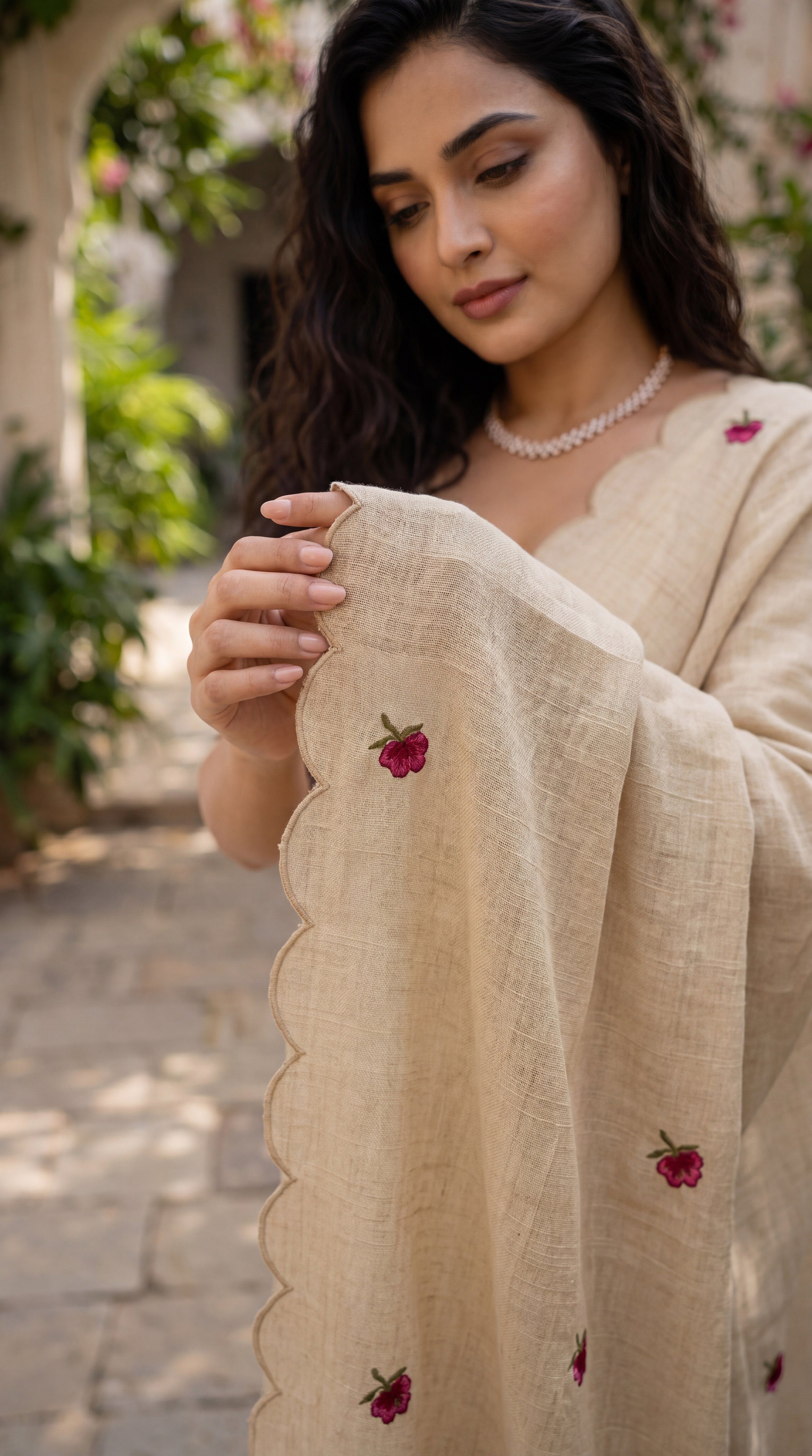 Ivory Petal Suit Set