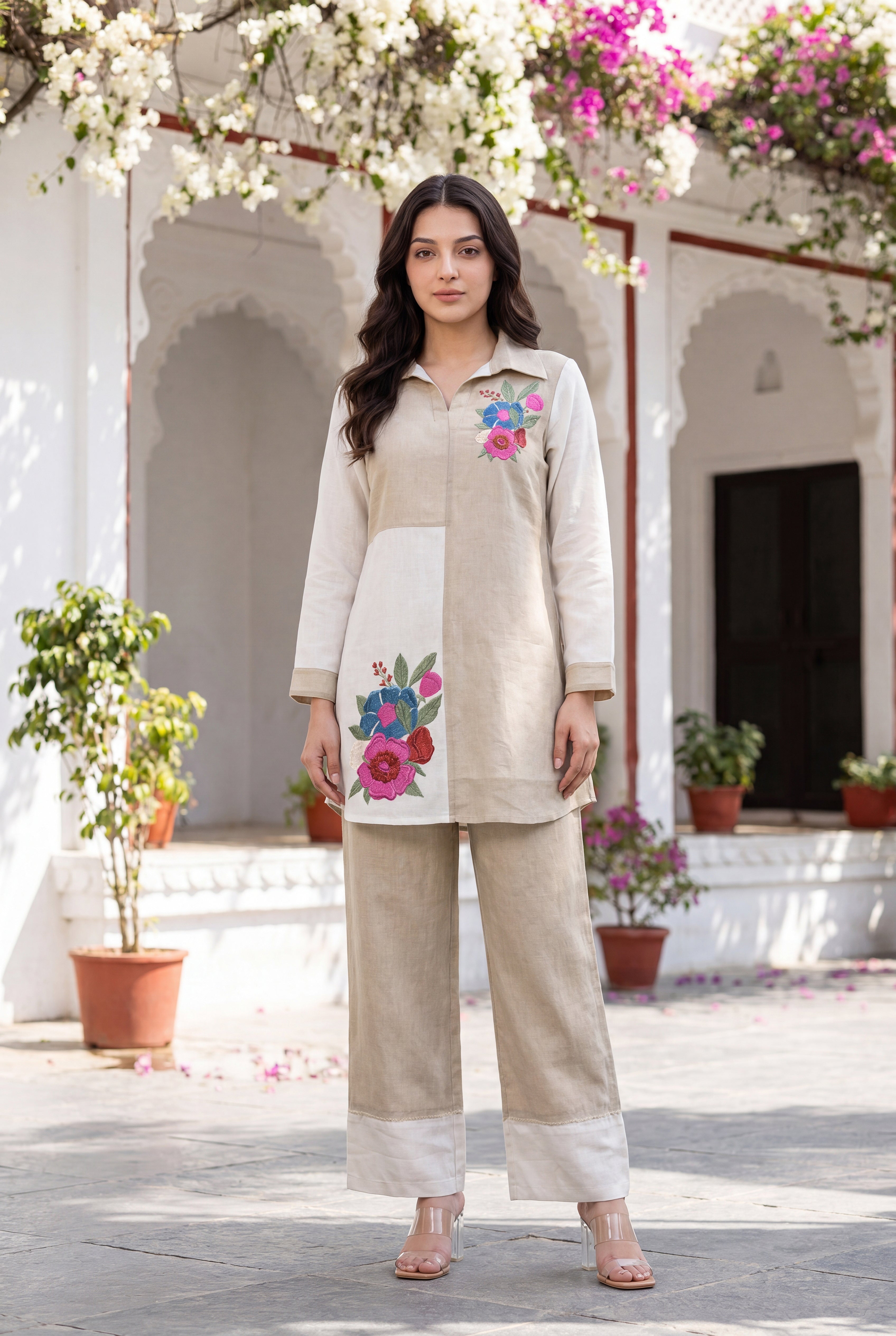 Linen Bloom Co-Ord Set