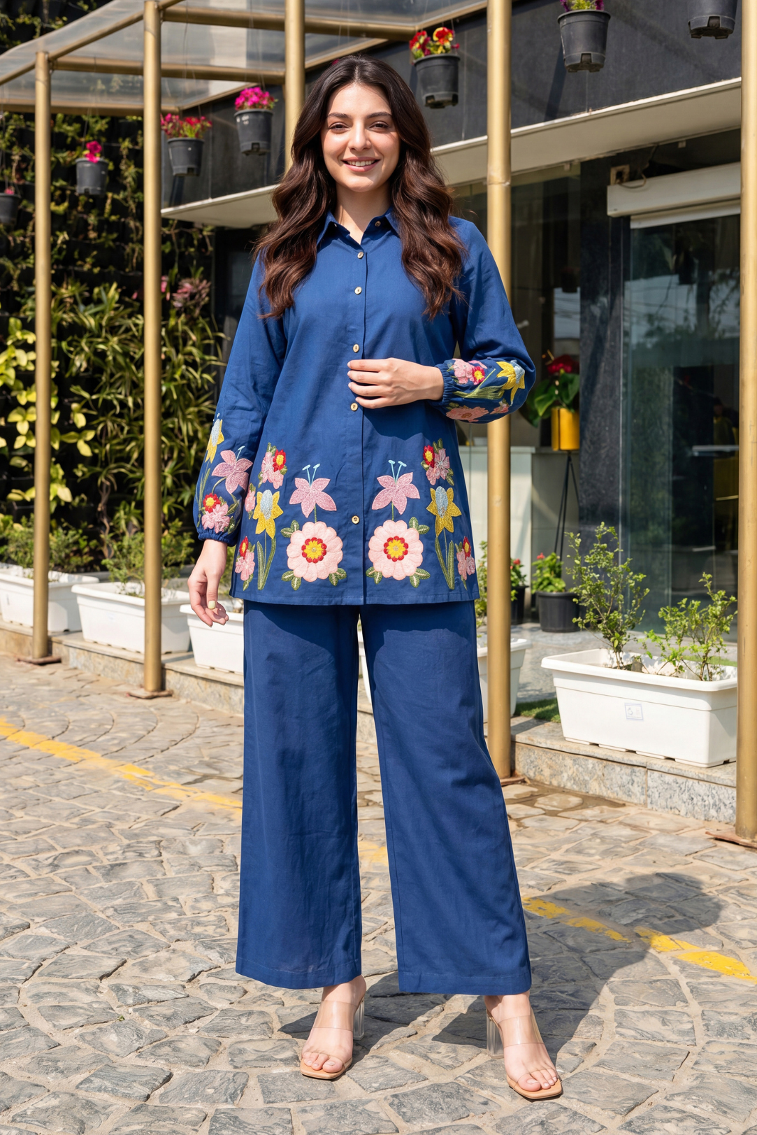 Indigo Garden Co-Ord Set